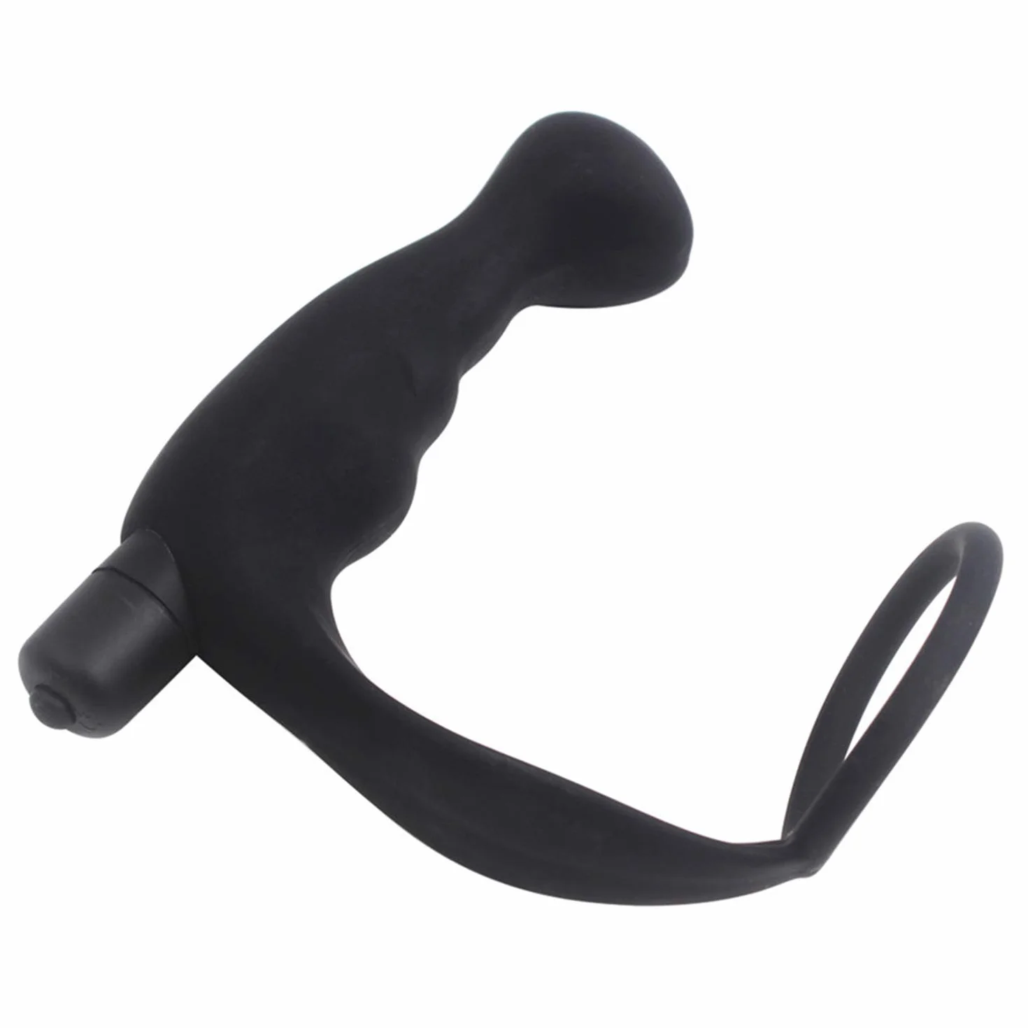 Massaggiatore prostatico – 7 diversi design – Vibration Plug anale prostata – Stimolatore anale sesso uomo erotico G voi massaggiatore giocattolo sessuale (1 anello da pozzetto – sottile – con