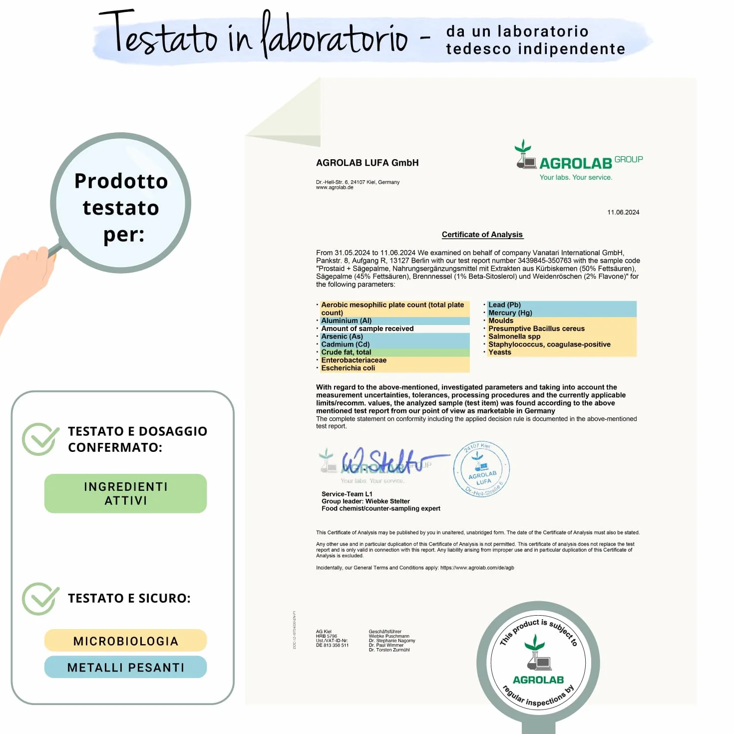 Vegavero® Integratore PROSTATA 180 capsule Serenoa Repens Ortica Zucca Zinco Selenio Acidi Grassi
