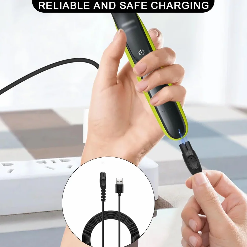 Cavo USB Caricabatterie Philips One Blade QP1924 QP2734 QP2724 QP2824 QP2834 S3243 MG5910 360 Series 2400 QP1424 X3001 Sostituzione