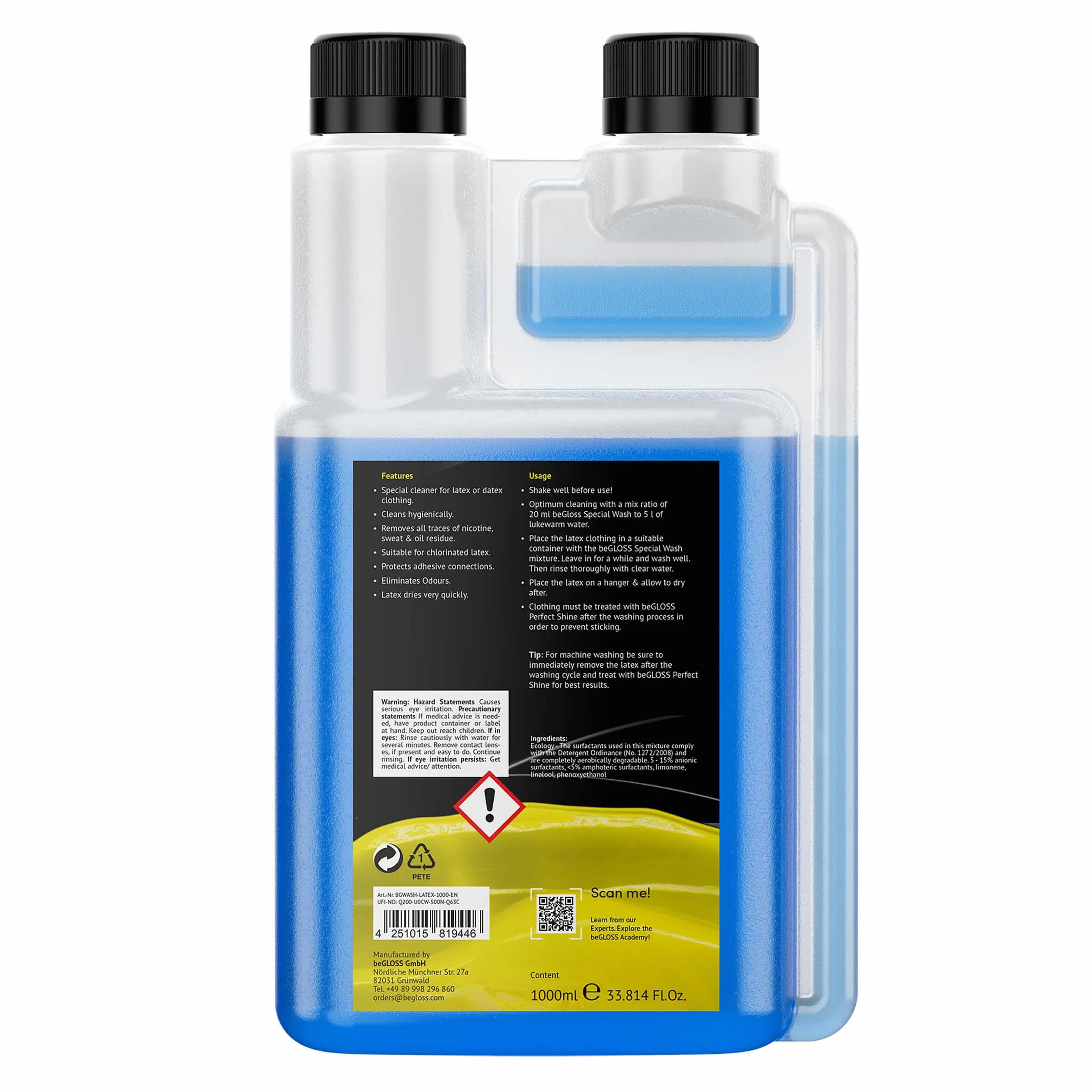 Kit per la cura del lattice Perfect Shine Latex Polish Easy Glide