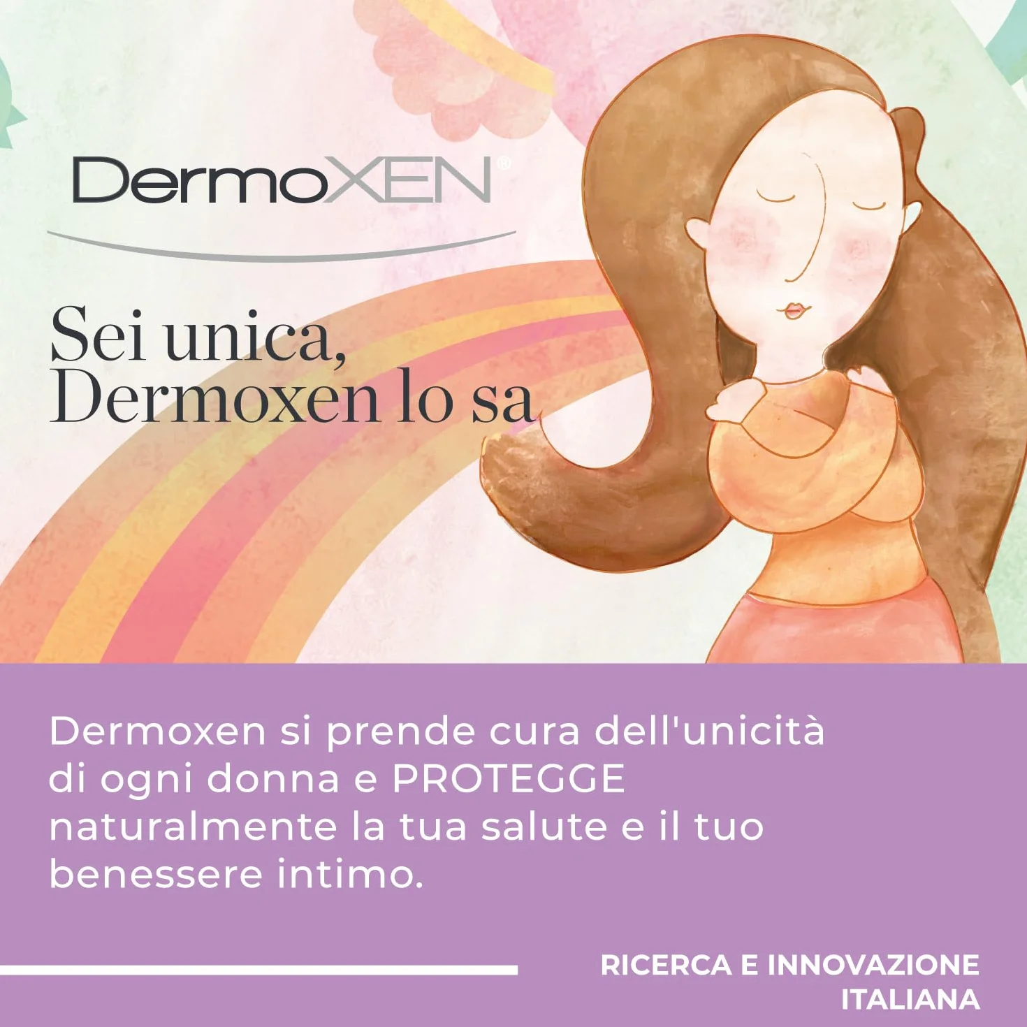 DERMOXEN Detergente Intimo Lenitivo e Idratante per Menopausa 200ml con Aloe Vera e Prebiotici