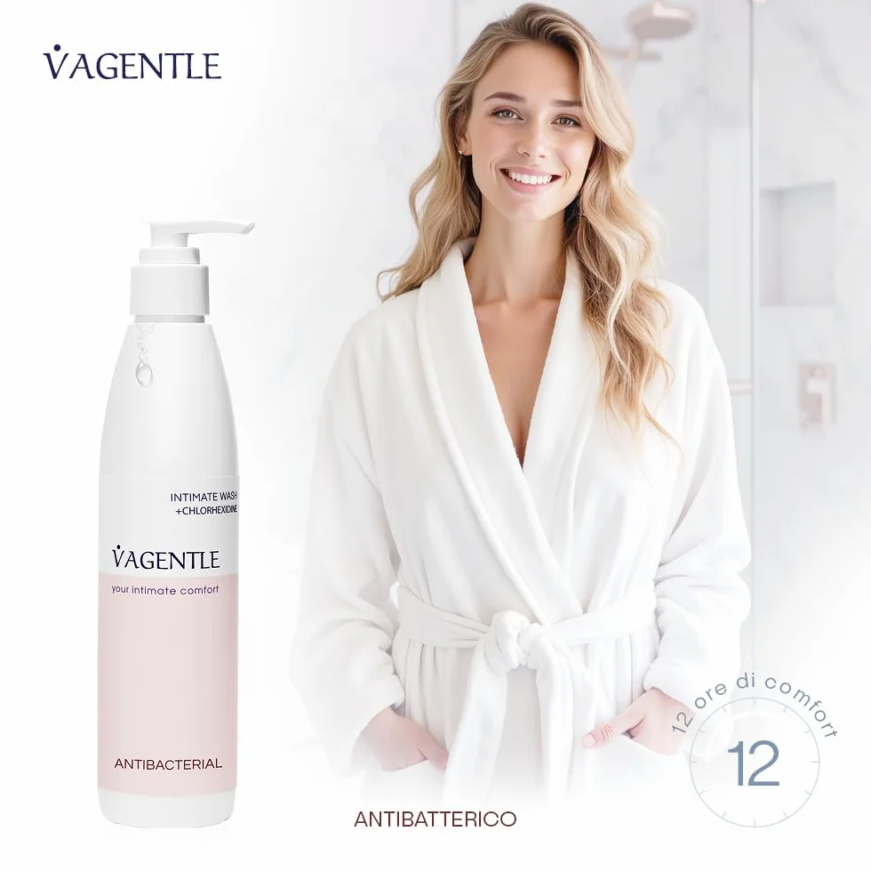 Detergente Intimo Antibatterico con Clorexidina 250 ml pH Bilanciato Senza Sapone