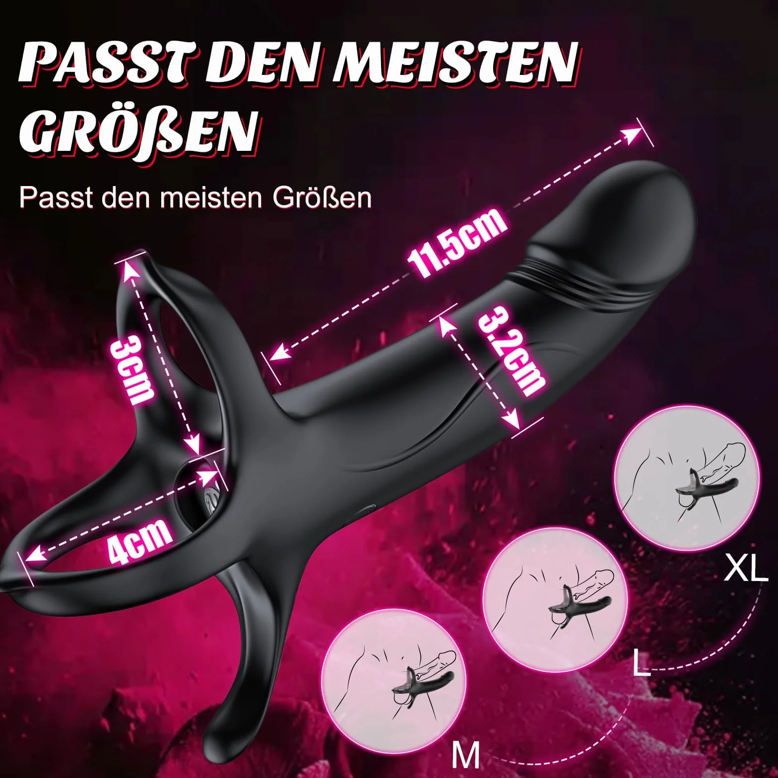 Vibratore anale Dildo Giocattoli del sesso per coppie Sesso estremo, Anello del cazzo Stimolazione della prostata Uomo Giocattoli del sesso Solo, Plug anale Set di vibratori Anello del cazzo