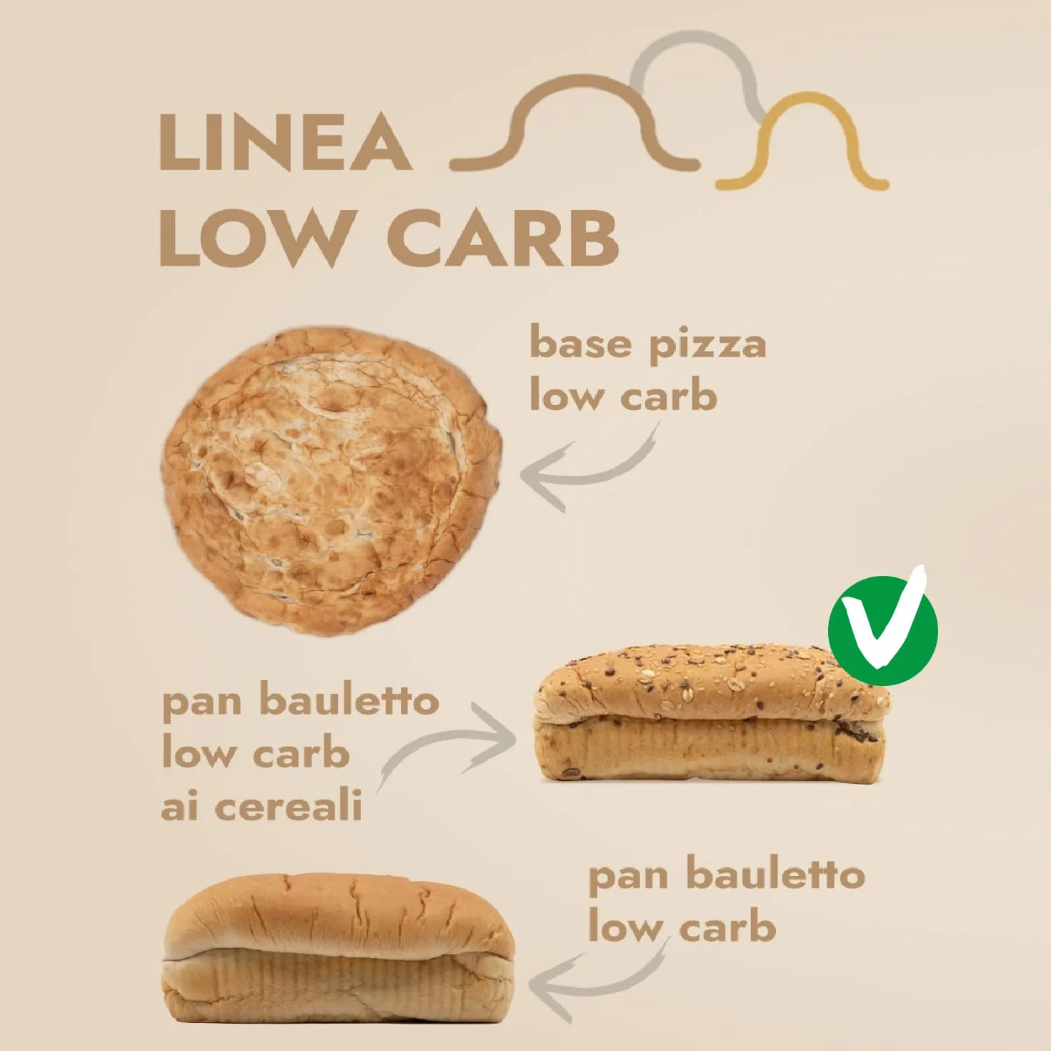 Bolle di pasta® Pan Bauletto ai Cereali – Pane Low Carb ad Alto Contenuto Proteico, +30% Proteine, Solo 2,3g Carboidrati – 100% Artigianale e Naturale-260g-Per Dieta Chetogenica, Fitness (1 Unità)