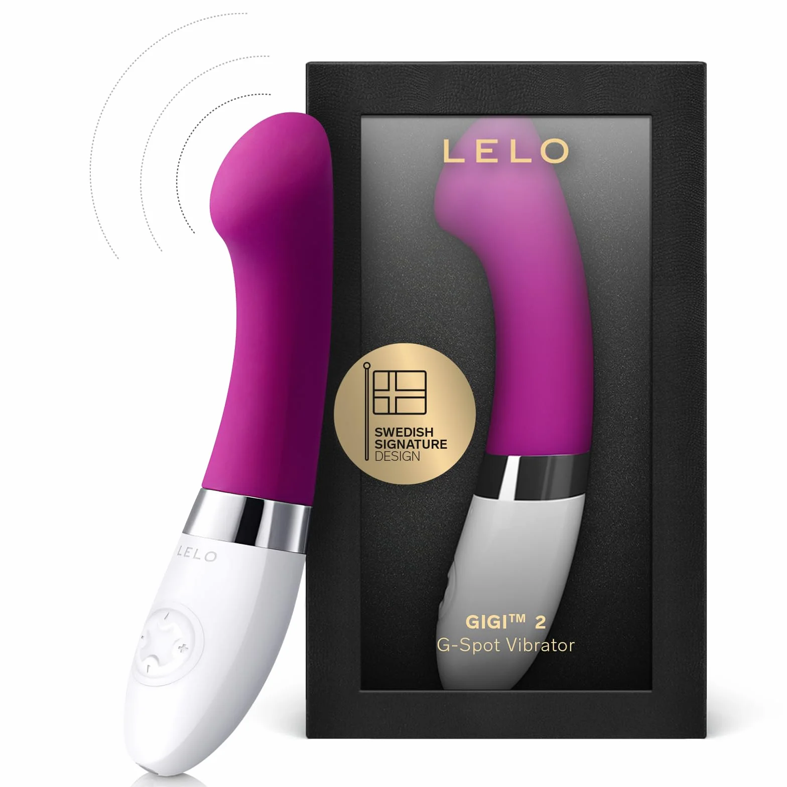 LELO GIGI 2 Vibratore per Donne Massaggiatore Personale Potente, Silenzioso e Curvo per un Piacere da Togliere il Fiato, Sex Toys per Donne, Vibratori Femminili, Sex Toy per Lei, Deep Rose