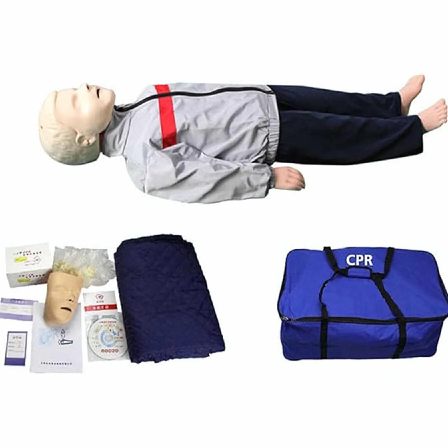 Manichino CPR Tutto Il Corpo Bambino Rianimazione Pediatrico RCP Pronto Soccorso Ostruzione Vie Aeree