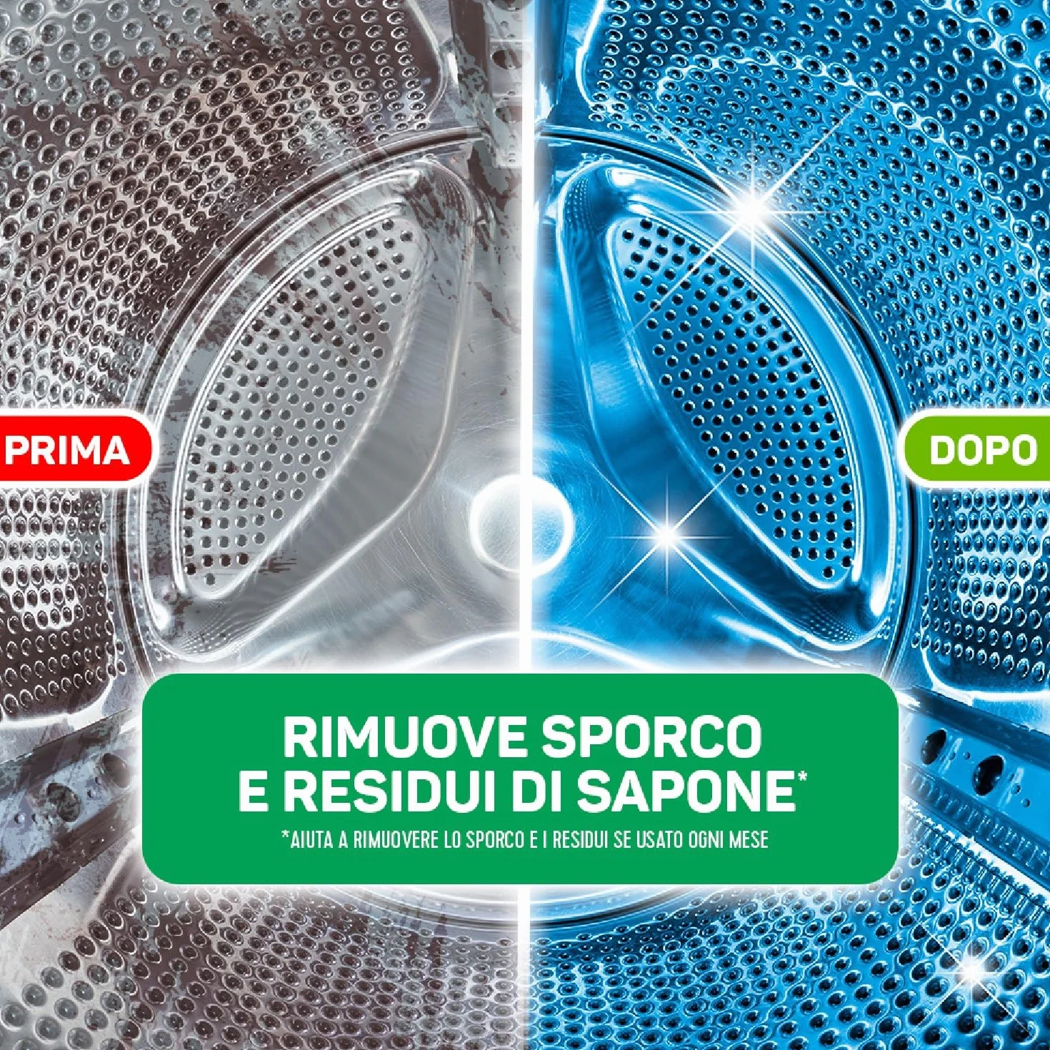 Napisan Cura Lavatrice Disinfettante Freschezza di Primavera, Elimina i Cattivi Odori, Rimuove Sporco e Residui di Sapone, Confezione da 250ml
