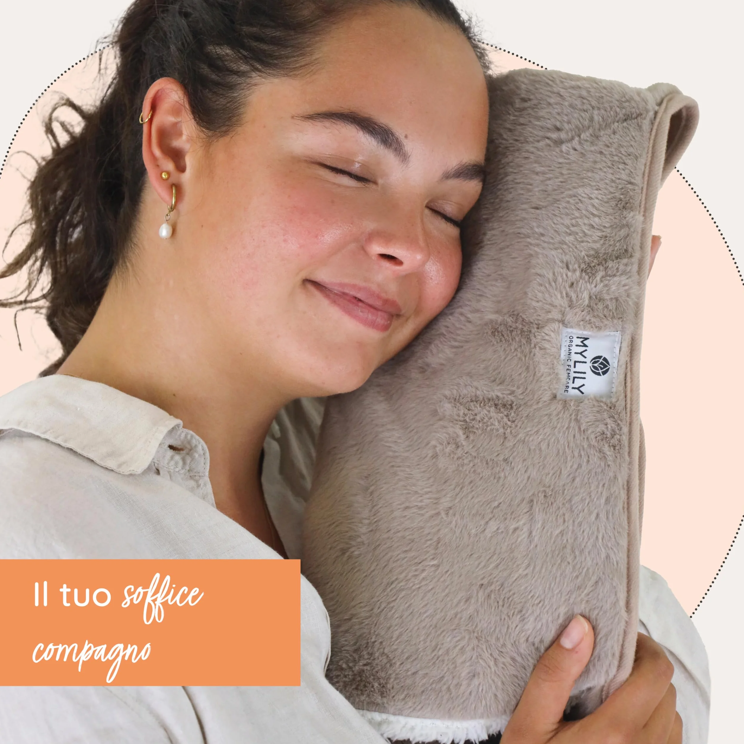 MYLILY | cintura per borsa dell'acqua calda mestruale | borsa acqua calda peluche | bottiglia di acqua calda | cintura scalda schiena e mestruazioni