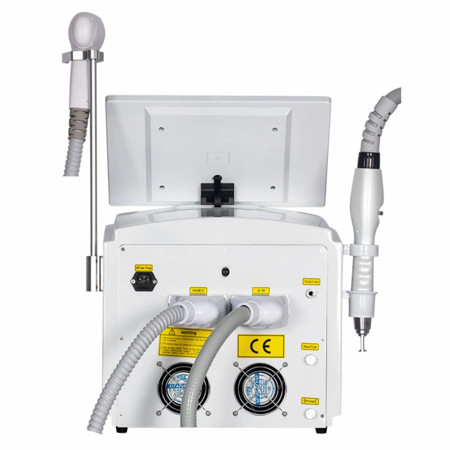 2 in 1 808nm professional diodo laser depilatore punto di congelamento depilazione + picosecondi laser rimozione del tatuaggio, Adatto per centri benessere, Bianco