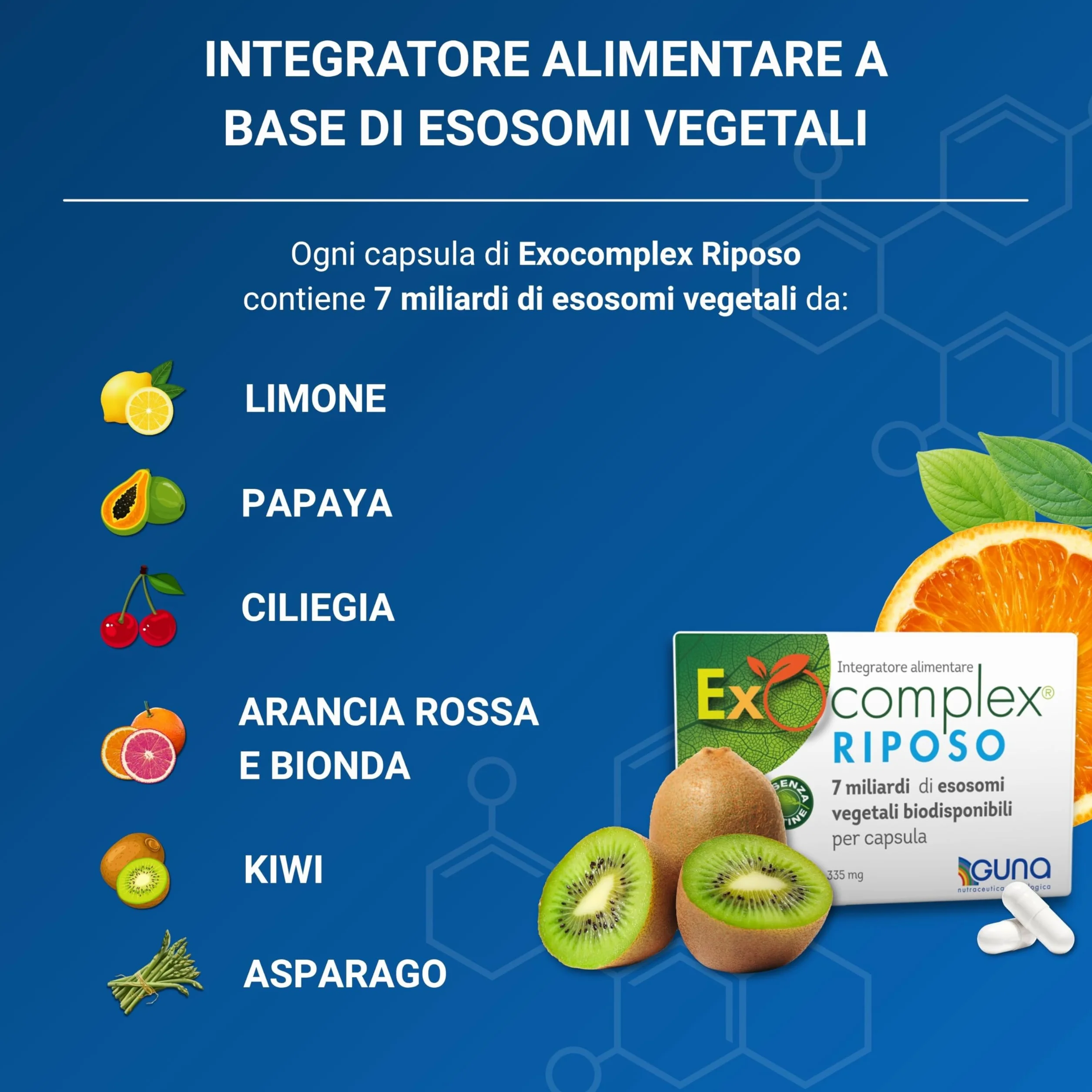 GUNA EXOCOMPLEX RIPOSO 30 CPS