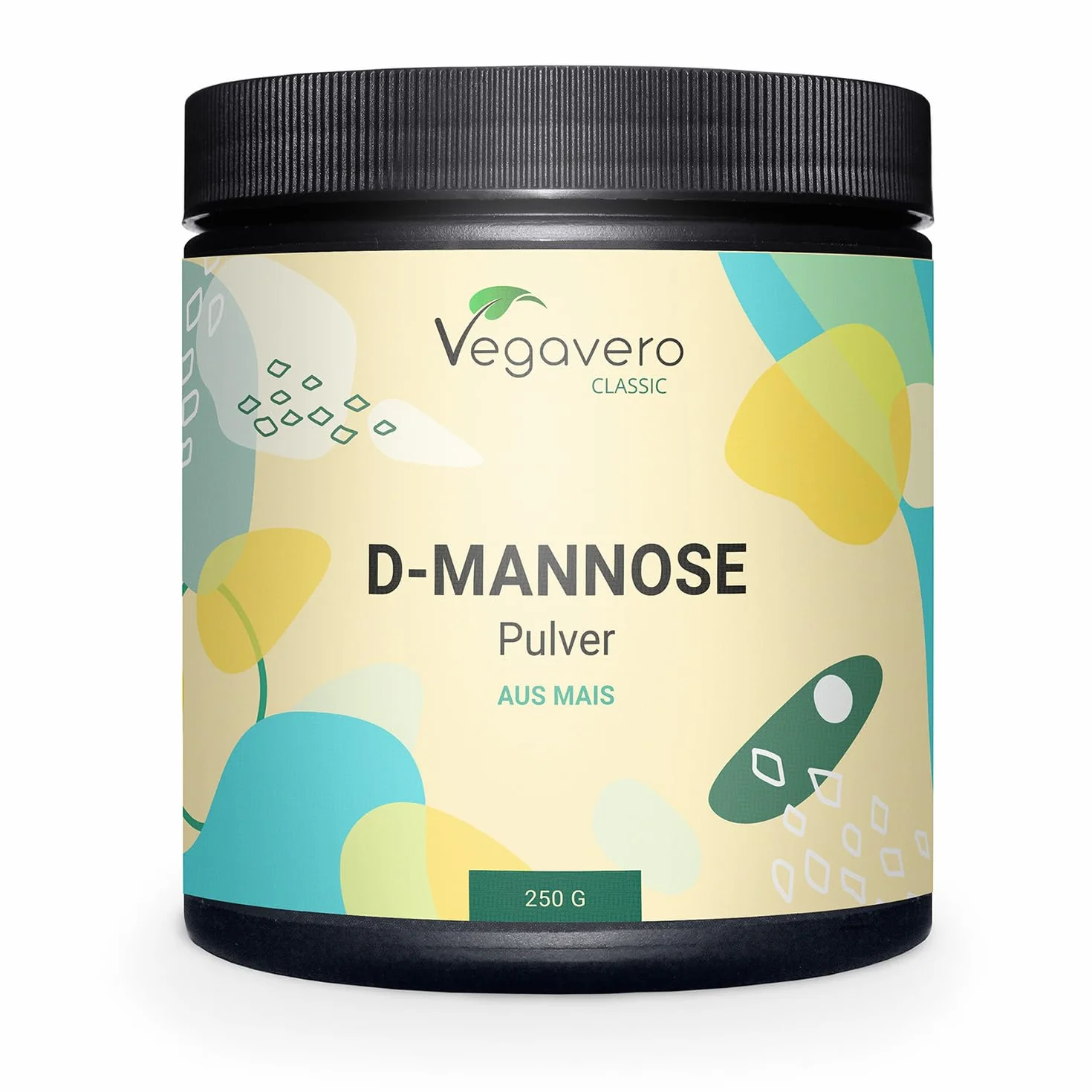 D-MANNOSIO PURO in Polvere Vegavero® 250 g 100% Naturale da Mais Senza Additivi Cistite Benessere Vie Urinarie Con Misurino Vegan