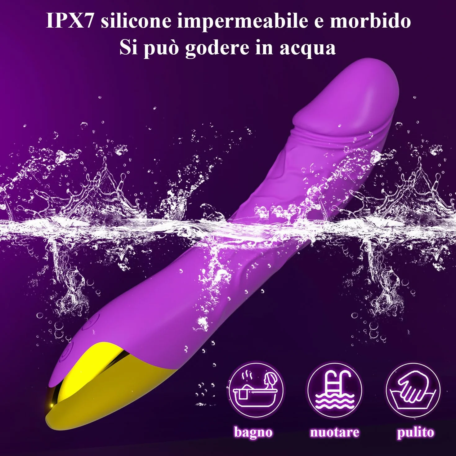Vibratore clitoride per donna professionale 10 modalità Sex toys Dildo realistico stimolatore
