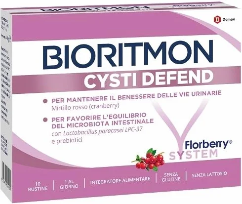 Dompè Bioritmon Cysti Defend 10 Bustine - Sostituisce Florberry