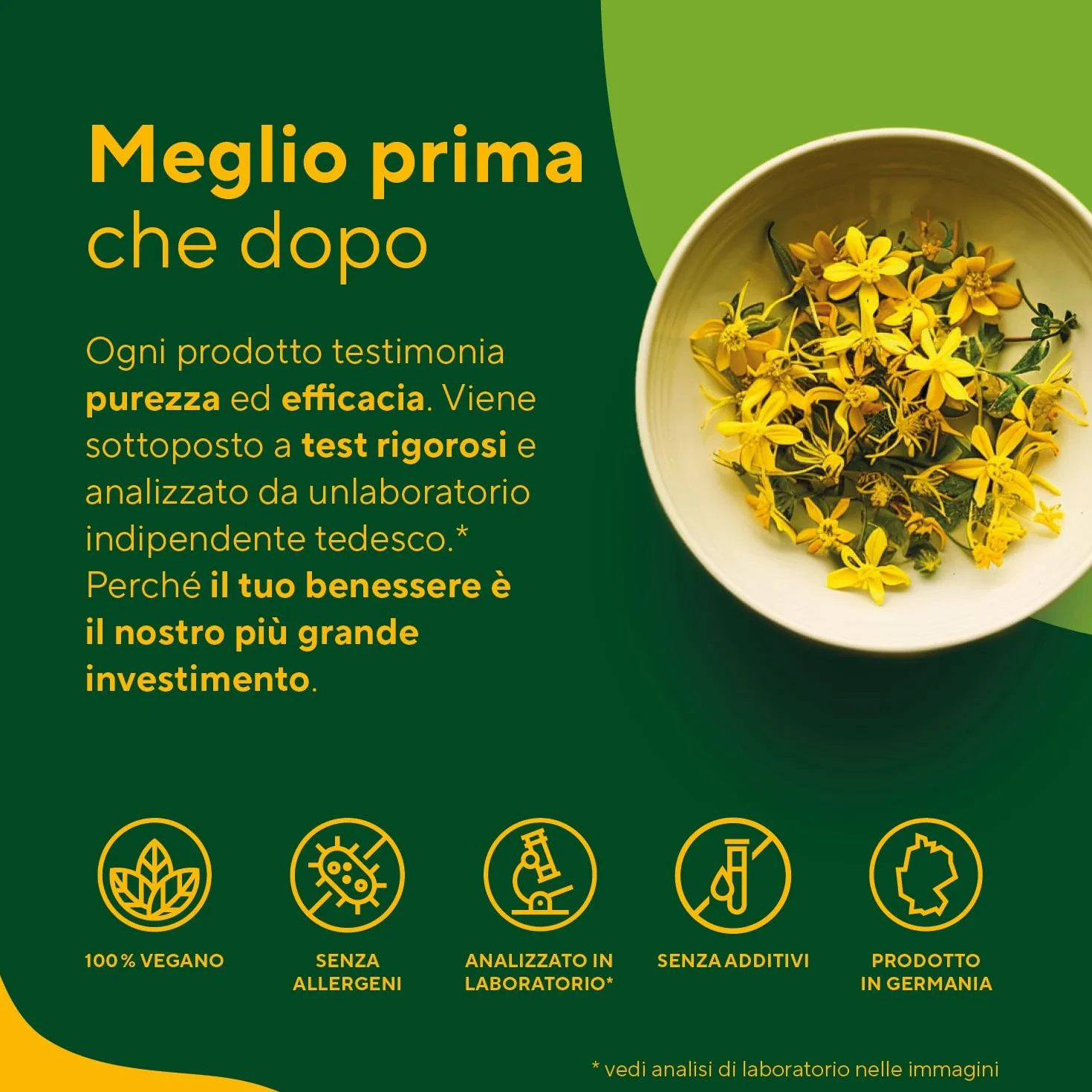 Capsule di iperico ad alto dosaggio - 240 capsule con le vitamine B6, B12 e acido folico - 5000 mg di iperico per capsula (estratto 10:1) - ipericina & iperforina - Prodotto in Germania - TRUE NATURE