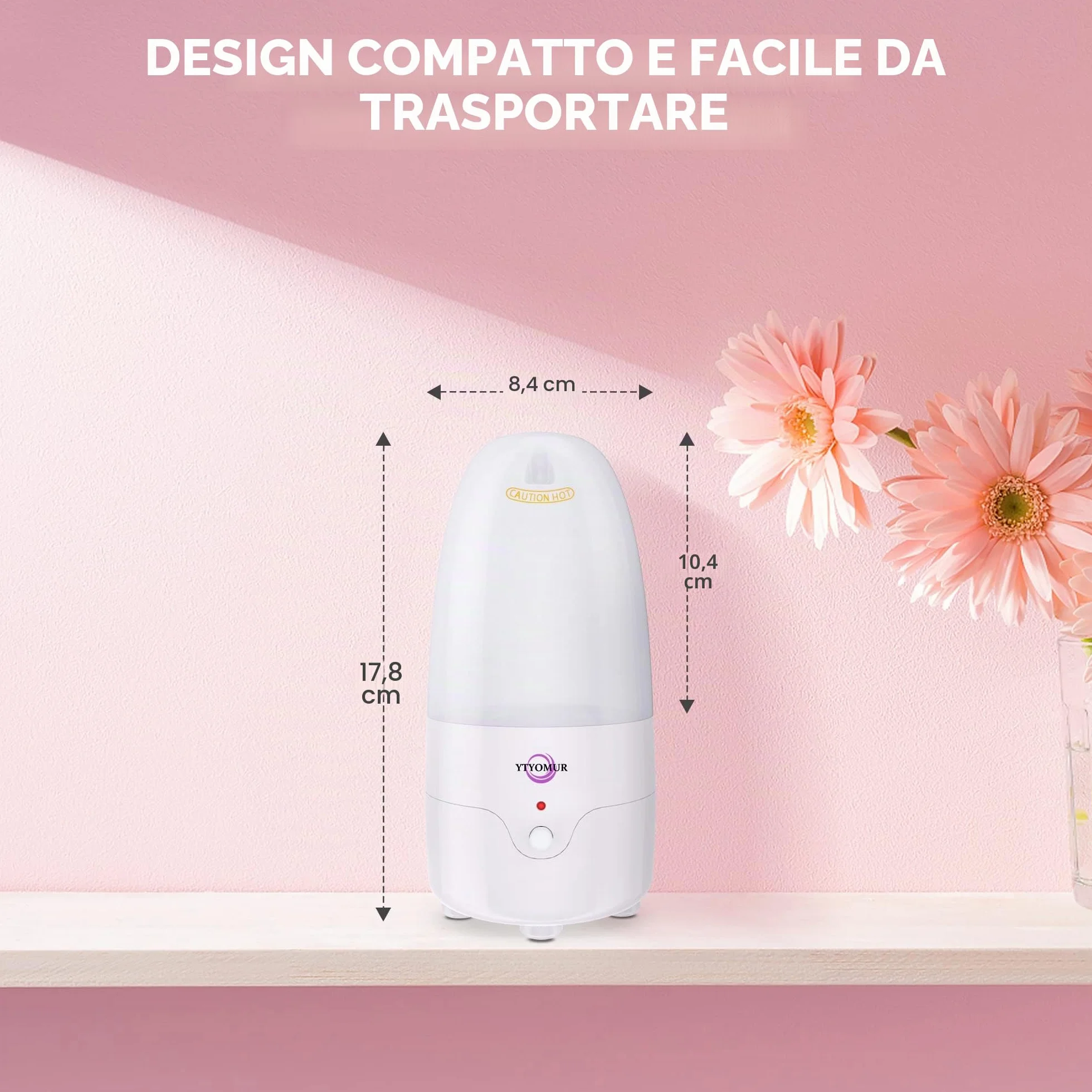 YTYOMUR Sterilizzatore a Vapore per Coppette Mestruali con 2 Coppette Mestruali Riutilizzabili, Kit di Lavaggio per Detergente per Coppe Mestruali