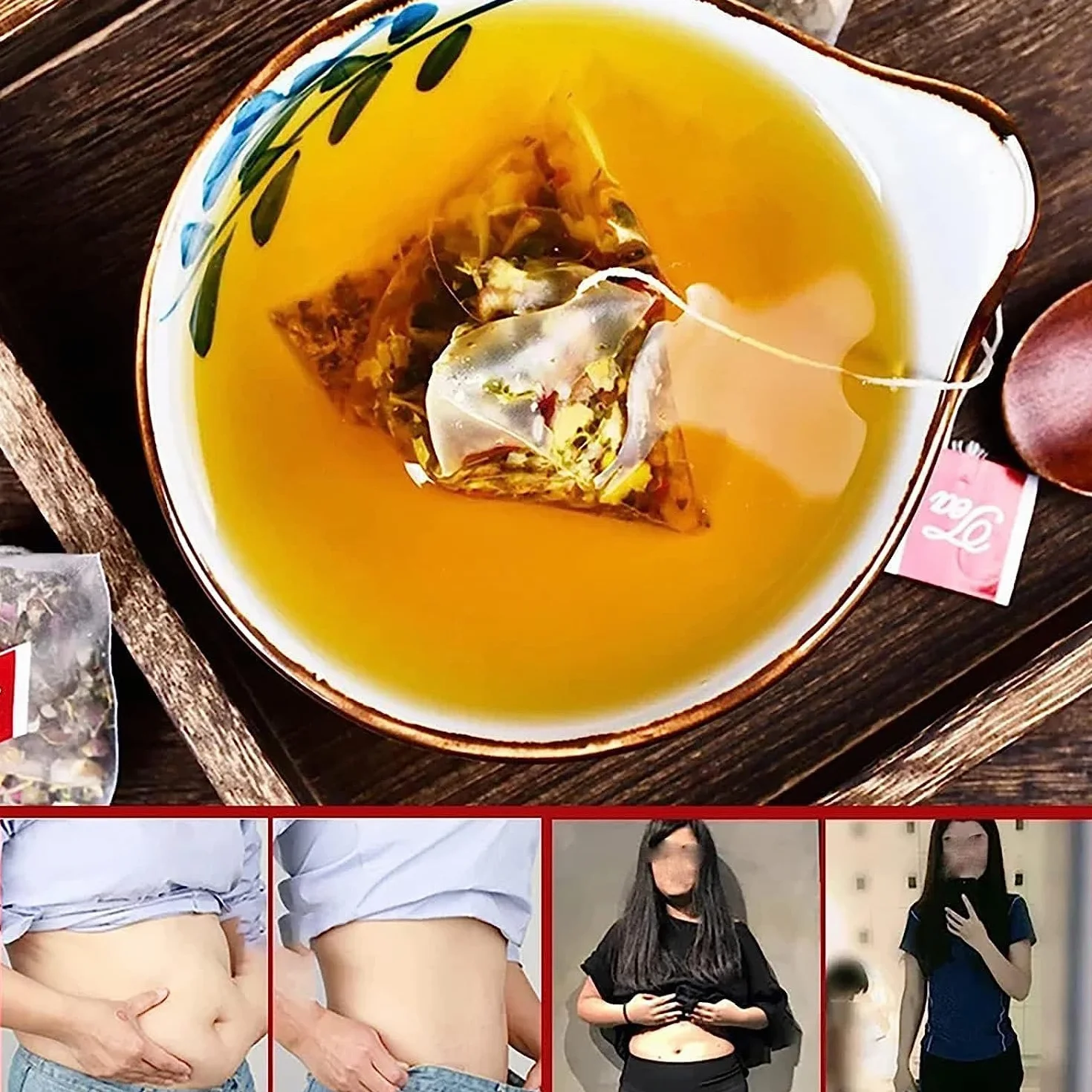 29 Gusti Tè Cinese alle Erbe per la Cura del Fegato - Tè Dimagrante per Rimuovere l'Umidità e Supportare il Fegato - Nutrire e Proteggere