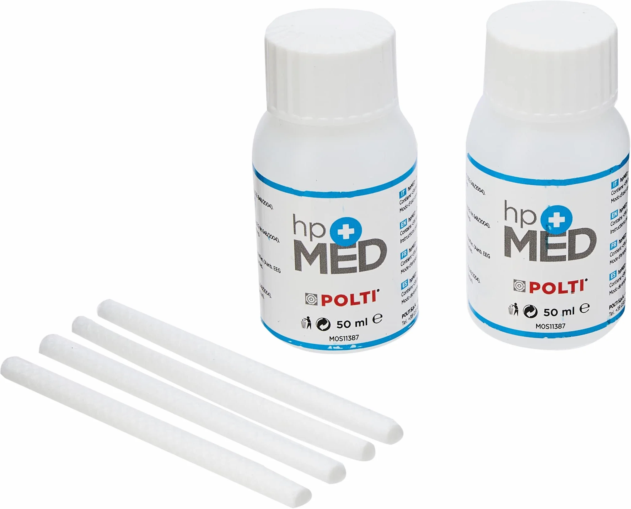 Polti HPMed PAEU0244 Detergente Sanificante 2x50 ml Compatibile Sani System Cimex Eradicator