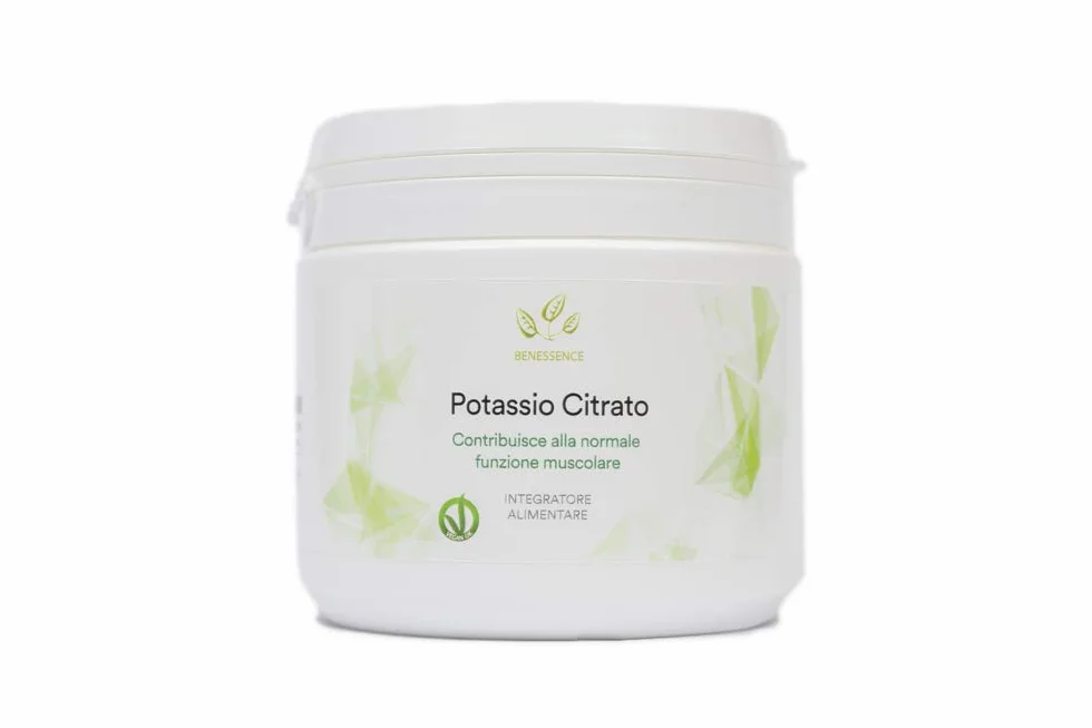 Benessence - Potassio Citrato in Polvere solubile - 500 g - 250 Giorni di Integrazione