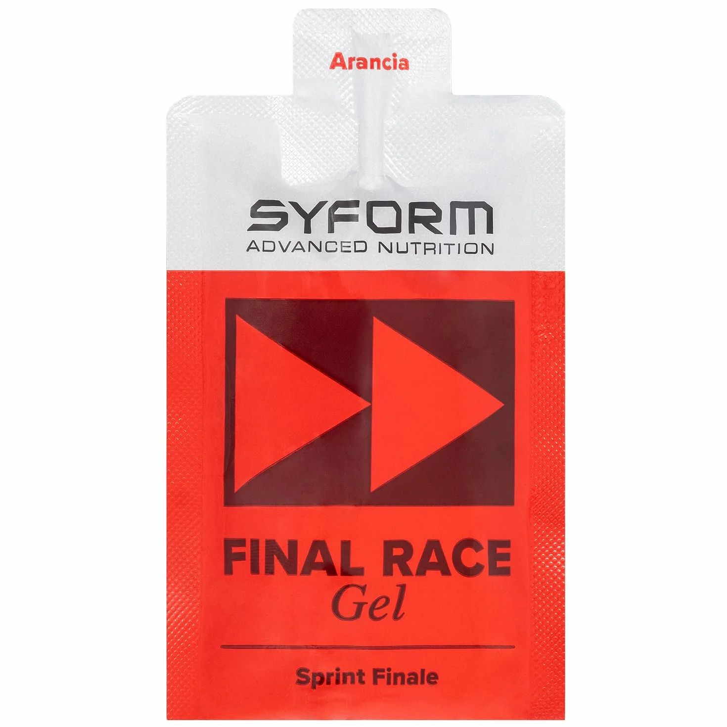 FINAL RACE GEL, Energia fulminea per lo sprint finale - Carbo 1:0,8, Con Esafosfina, Acetilcarnitina e beta-Alanina, Contrasta l’acidosi muscolare, Senza Glutine, Senza Lattosio, EXPO 20 GEL ARANCIA
