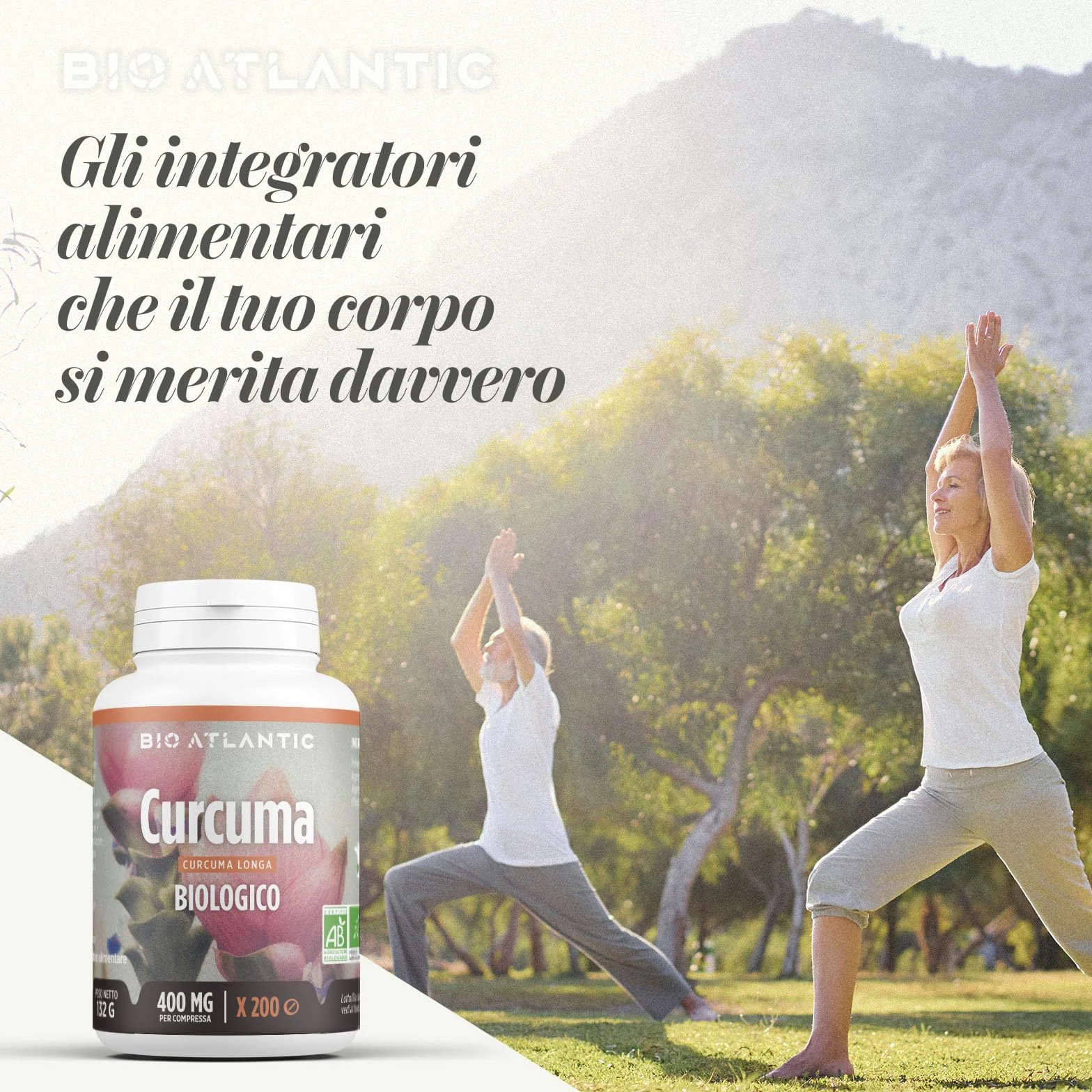 Curcuma Biologico 400 mg 200 compresse