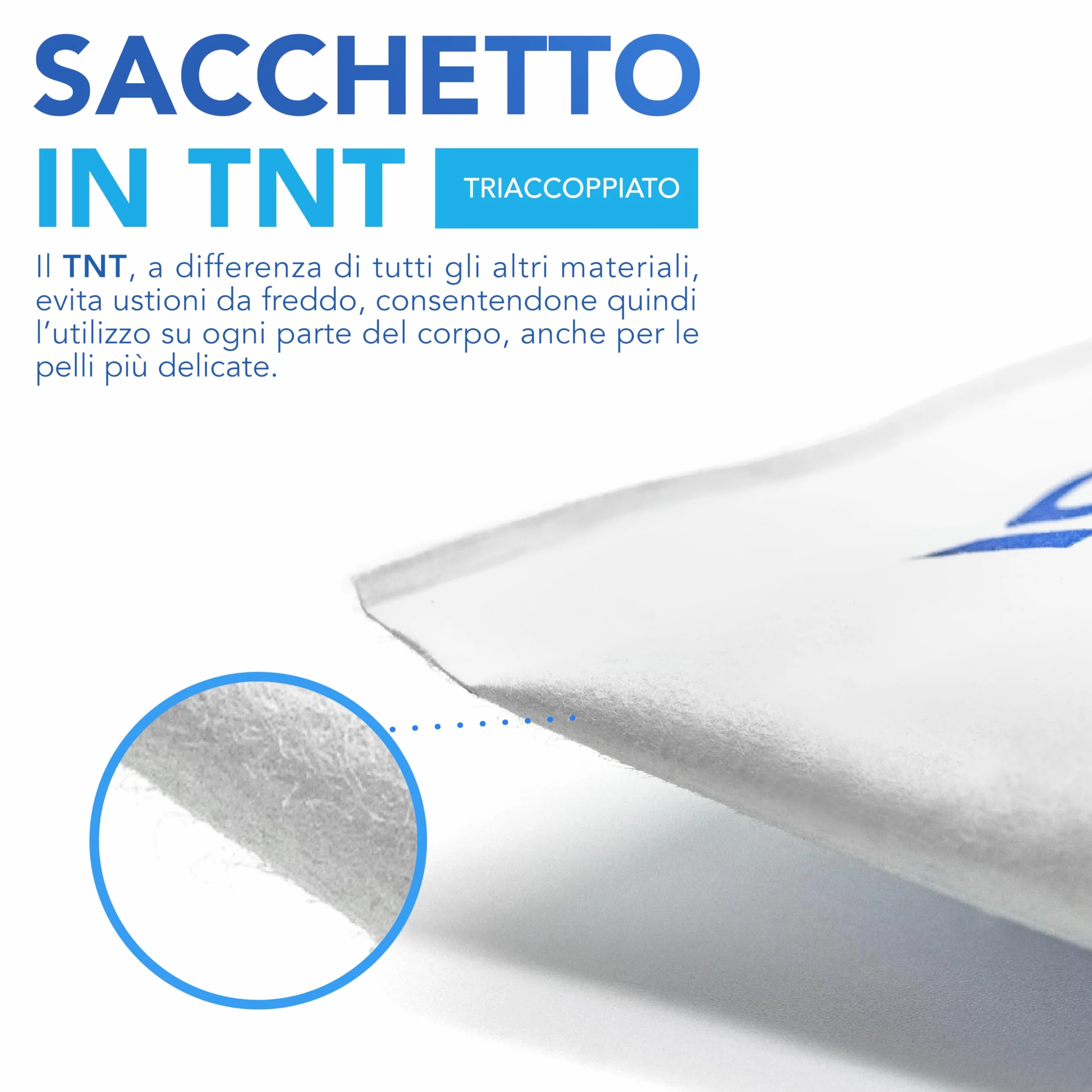 AIESI Ghiaccio istantaneo monouso 25 pezzi 14x18 cm ICE PACK TNT
