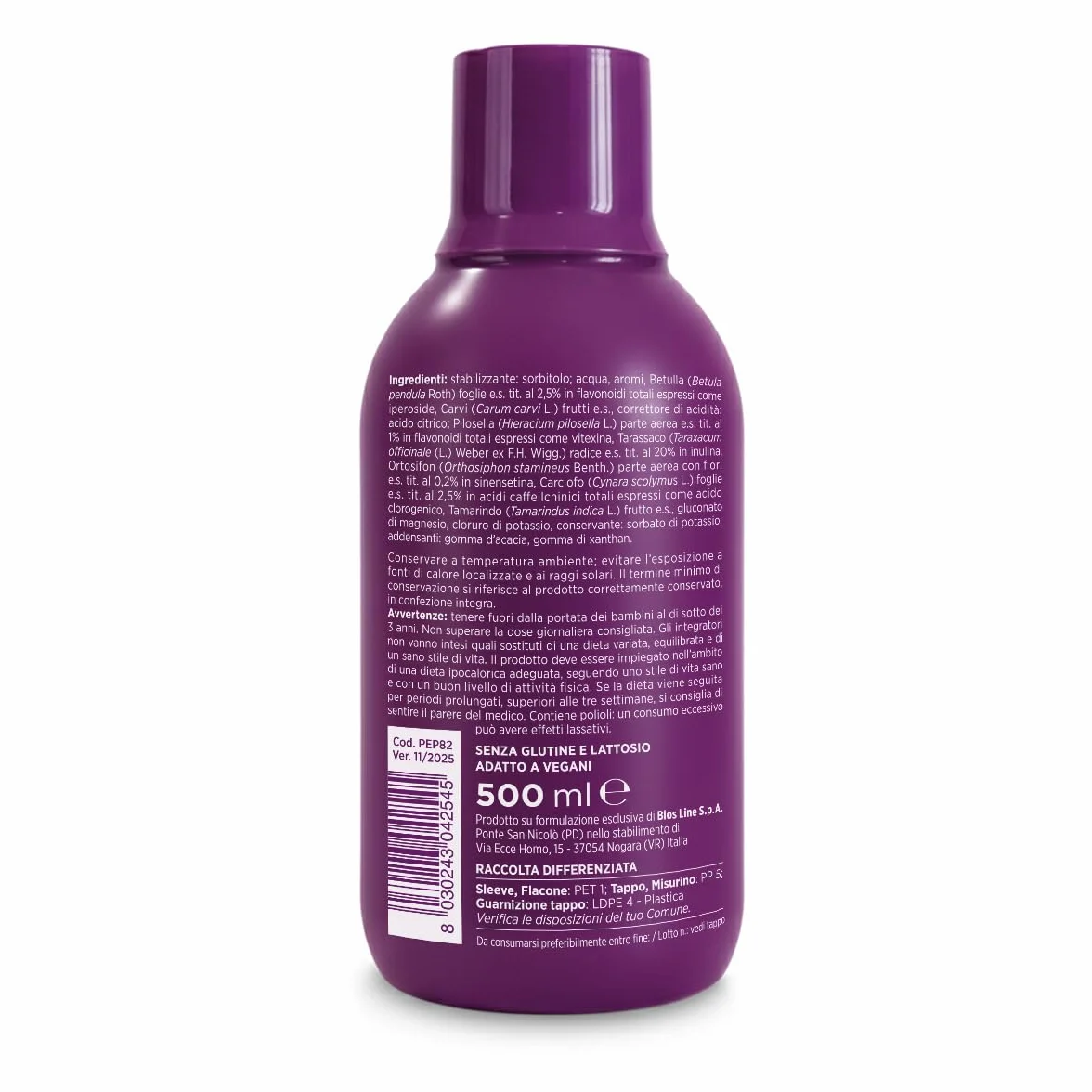 BIOS LINE Ultra Pep Slim Integratore Alimentare Drenante Depurativo 500ml