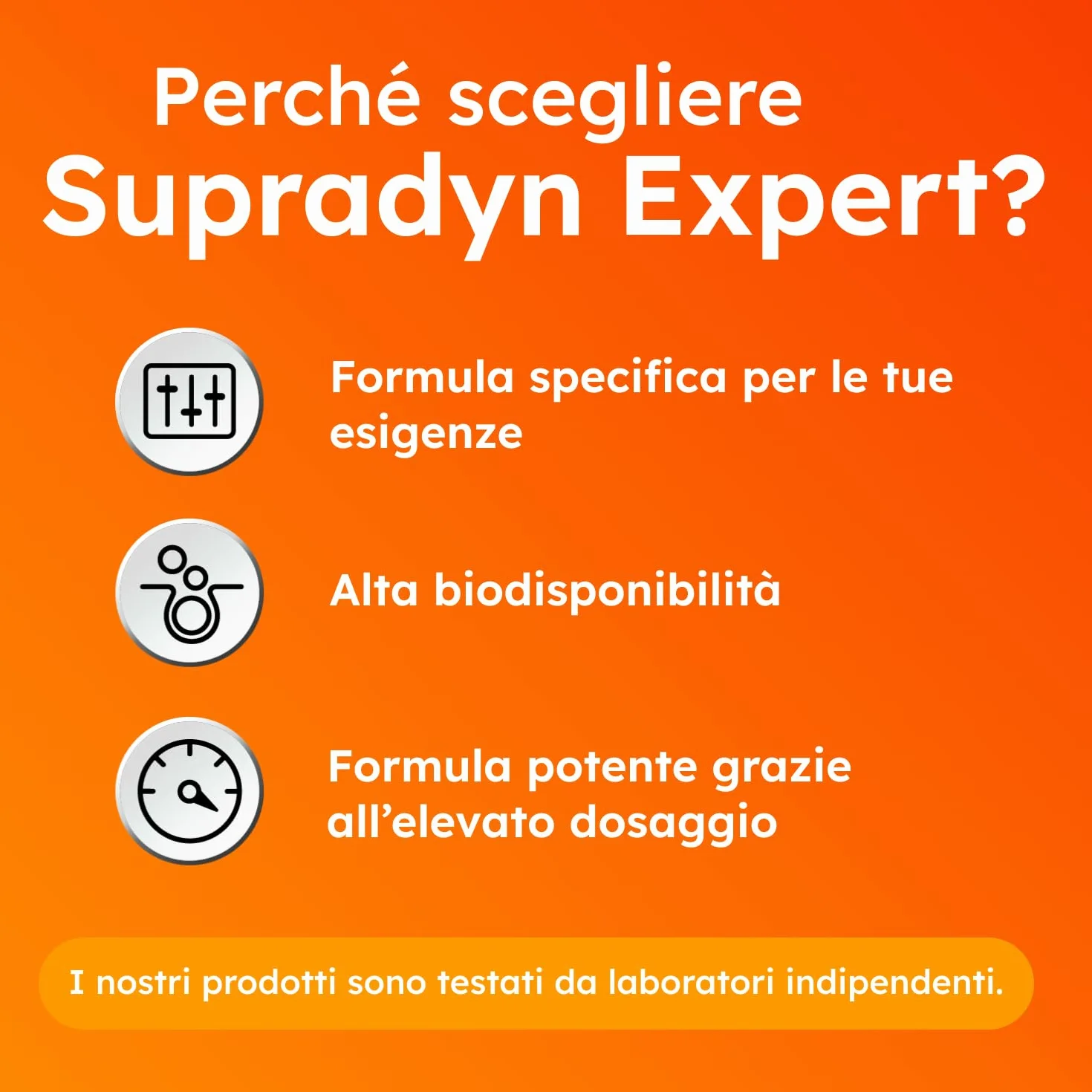 Supradyn Expert Vitamina D3 2000 UI (50 μg) - 365 compresse per 1 anno - Integratore di vitamina D ad alto dosaggio - Supporto per ossa, muscoli, denti e sistema immunitario - Vegetariano