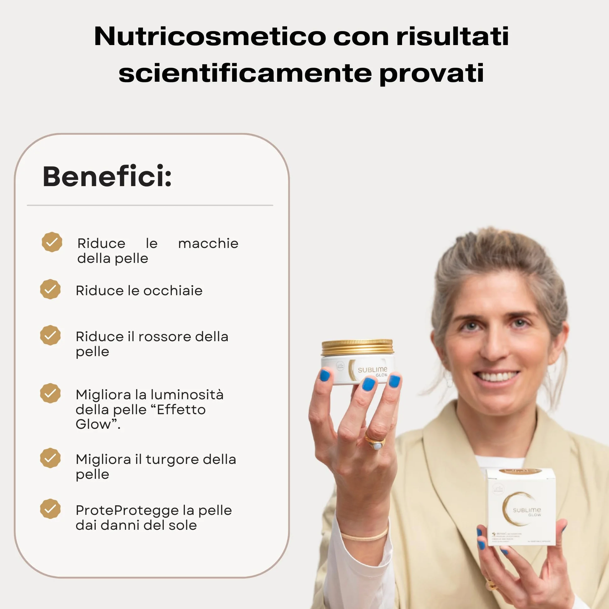 Astaxantina Integratore Glow Pelle 60 Capsule SkinAx Niacina Zinco Polypodium Hibiscus Antiossidante Potente Nutricosmetico Unik Health