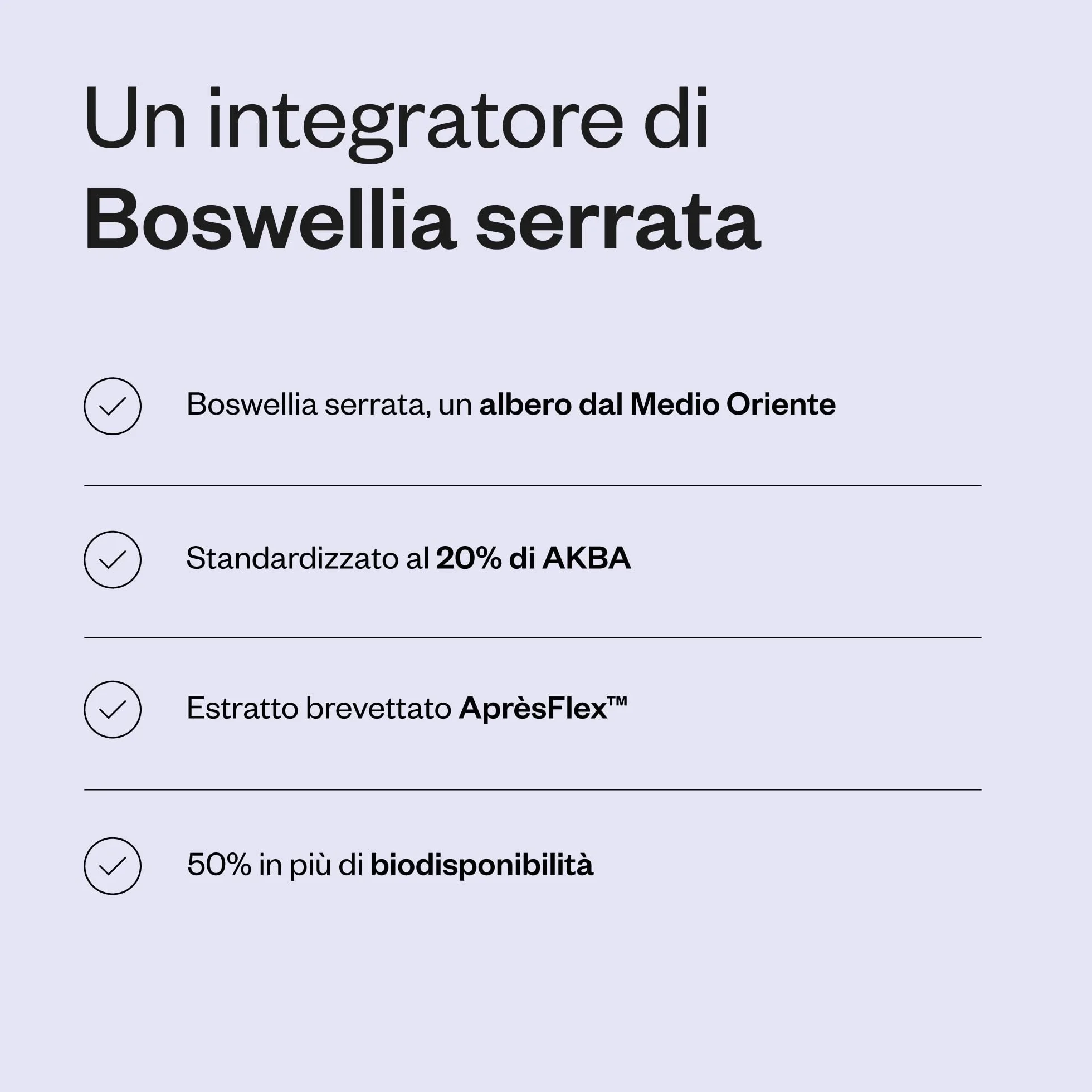 Super Boswellia - Aiuta a ritrovare il comfort articolare - Antinfiammatorio - Estratto di Boswellia Serrata standardizzato al 20% di AKBA - Elevato assorbimento - Vegano - Senza glutine - Supersmart