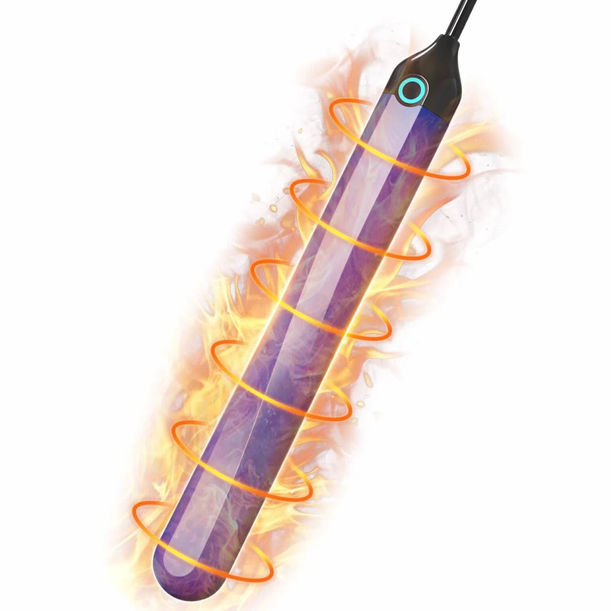 SXOVO Stelo riscaldante elettrico per sex toy e masturbatori elettrici - Riscaldamento rapido, controllo automatico della temperatura con ricarica USB. Ideale per uomini, donne e coppie