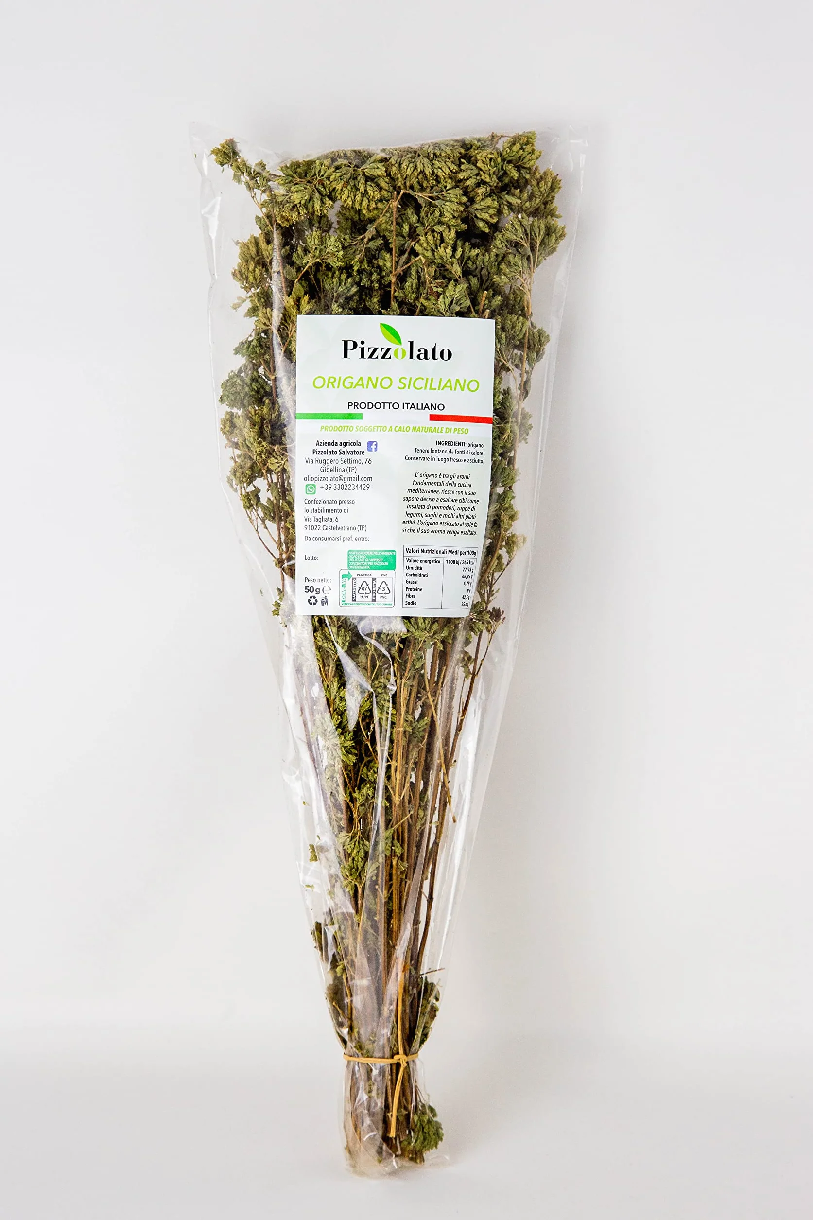 Origano Siciliano Mazzetto 50gr Azienda Agricola Pizzolato Giuseppa