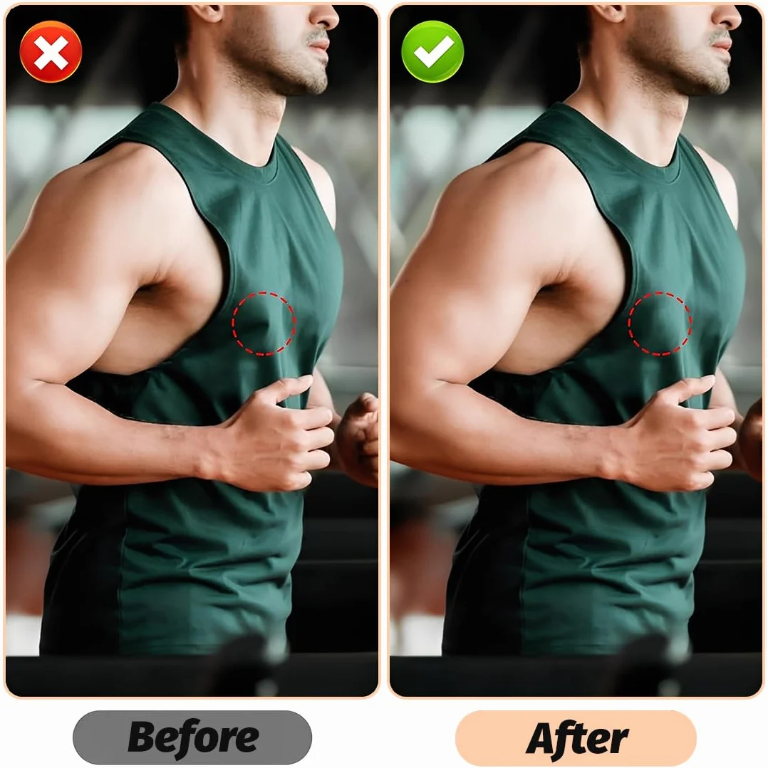 Copertine per capezzoli da Uomo, 100 Pezzi (50Pairs) Copricapezzoli per Uomo, Copri Capezzoli Adesivi, Anti-Sudore, Anti-Chafing, Invisibile e Confortevole per Corsa, Sport, Uso Quotidiano