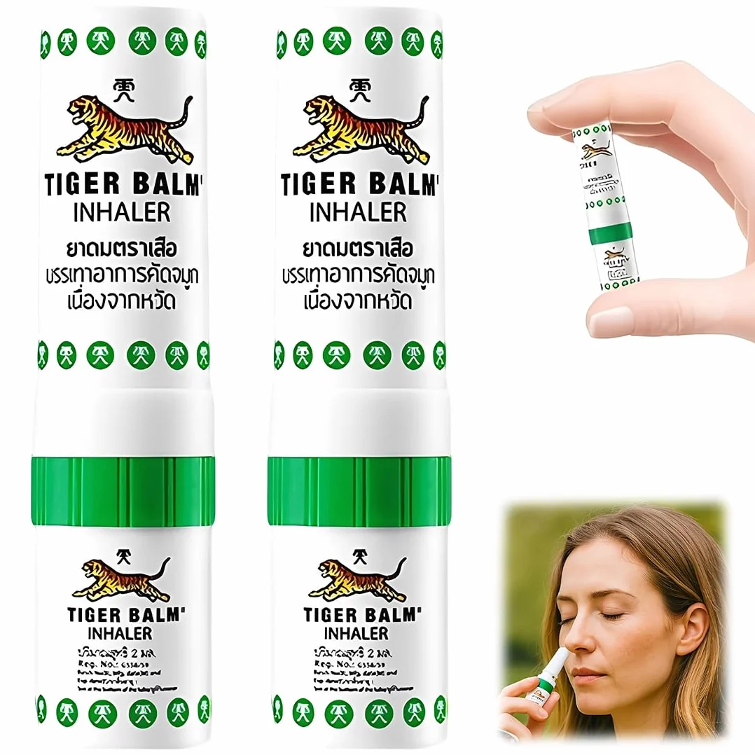 2 Pezzi Inalatore Nasale per Aromaterapia - Inalante Nasale Stick - Supporto per Concentrazione - Uso con Oli Essenziali