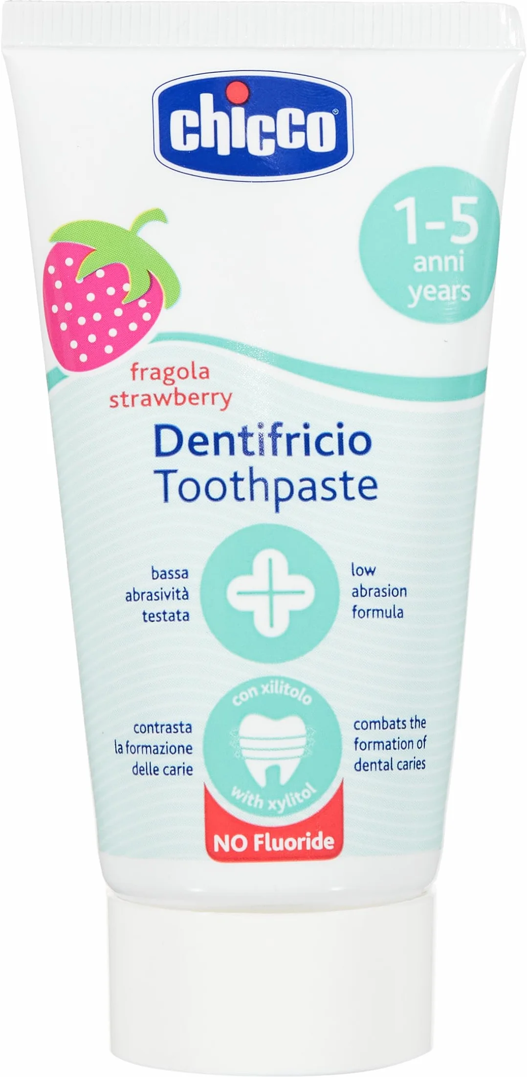 CHICCO Dentifricio Fragola Bambini 12 mesi