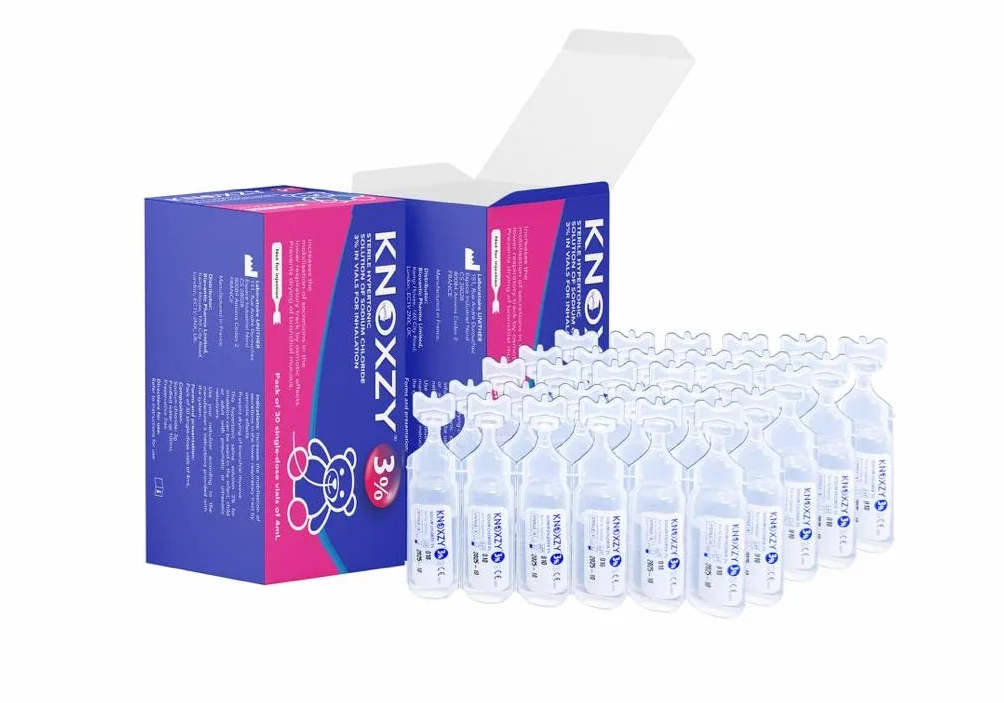 KNOXZY Soluzione ipertonica per inalazione salina 3% 30 flaconcini monodose da 4 ml