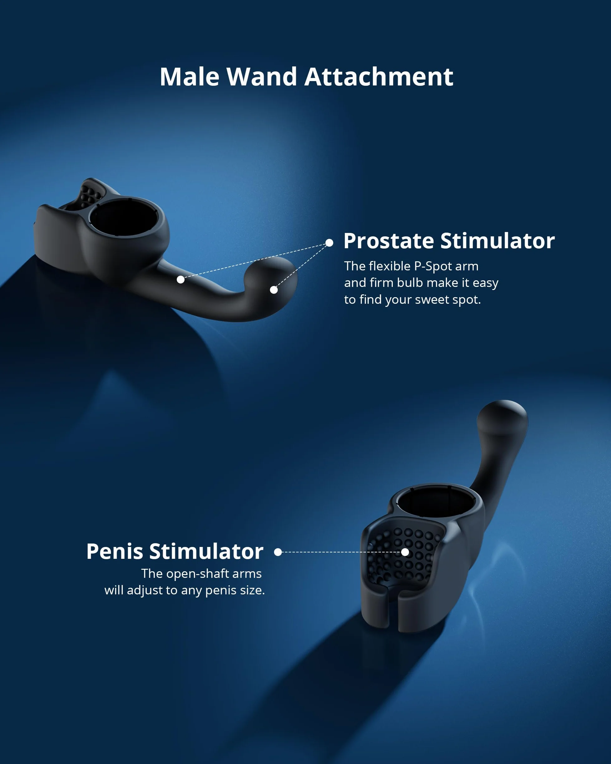 LOVENSE Domi Domi2 Accessori per Massaggiatore Wand, Prostatico Anale Vibratori, Sex Toys per Uomini