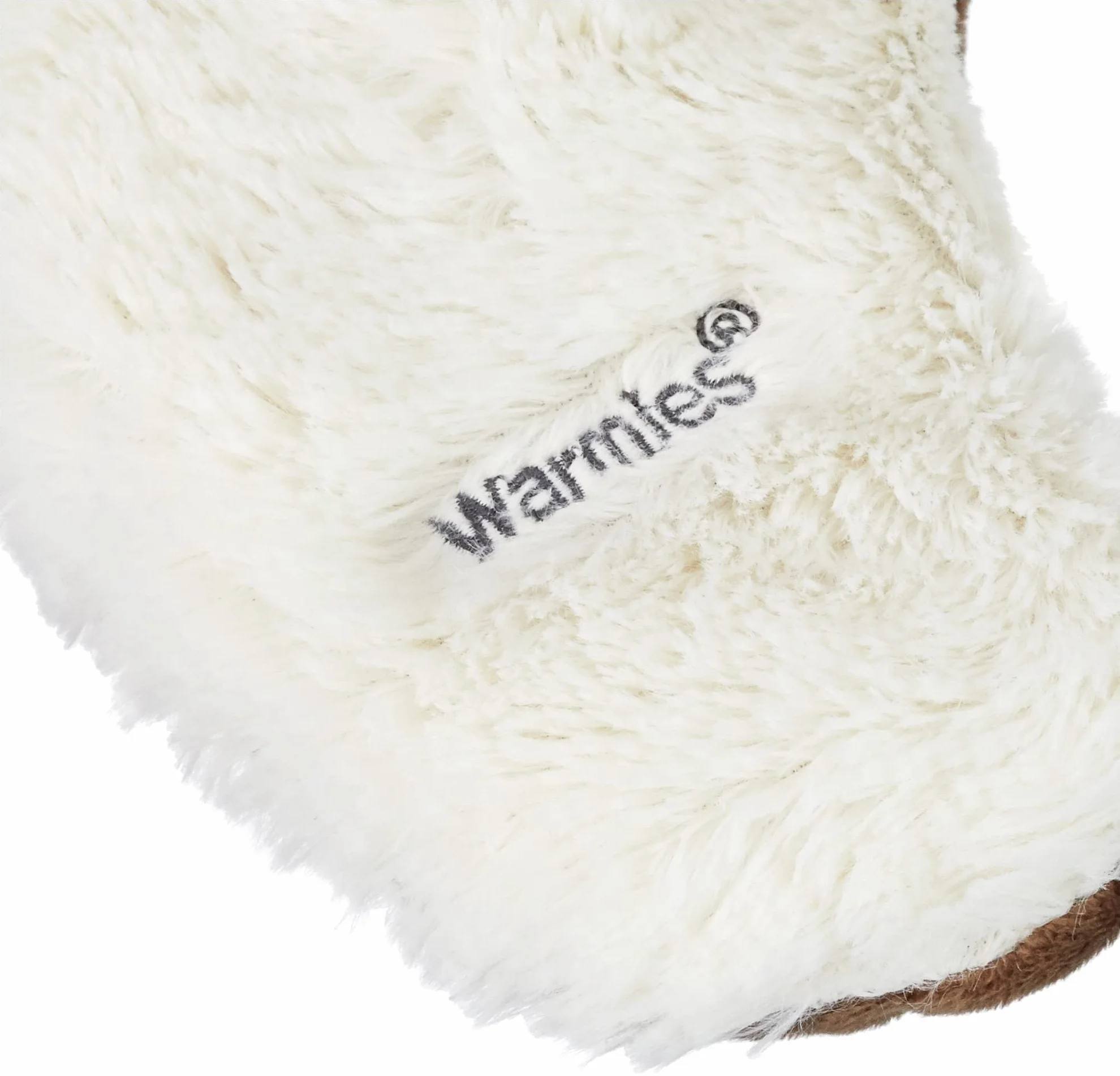 Warmies - Scaldacollo per microonde, con un rilassante profumo di lavanda - Beige