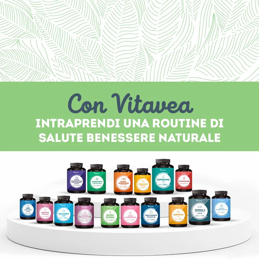 Vitavea Drenante Detox Forte Diuretico 500 ml con Tarassaco e Bardana - Controllo Peso 8 Piante Naturali