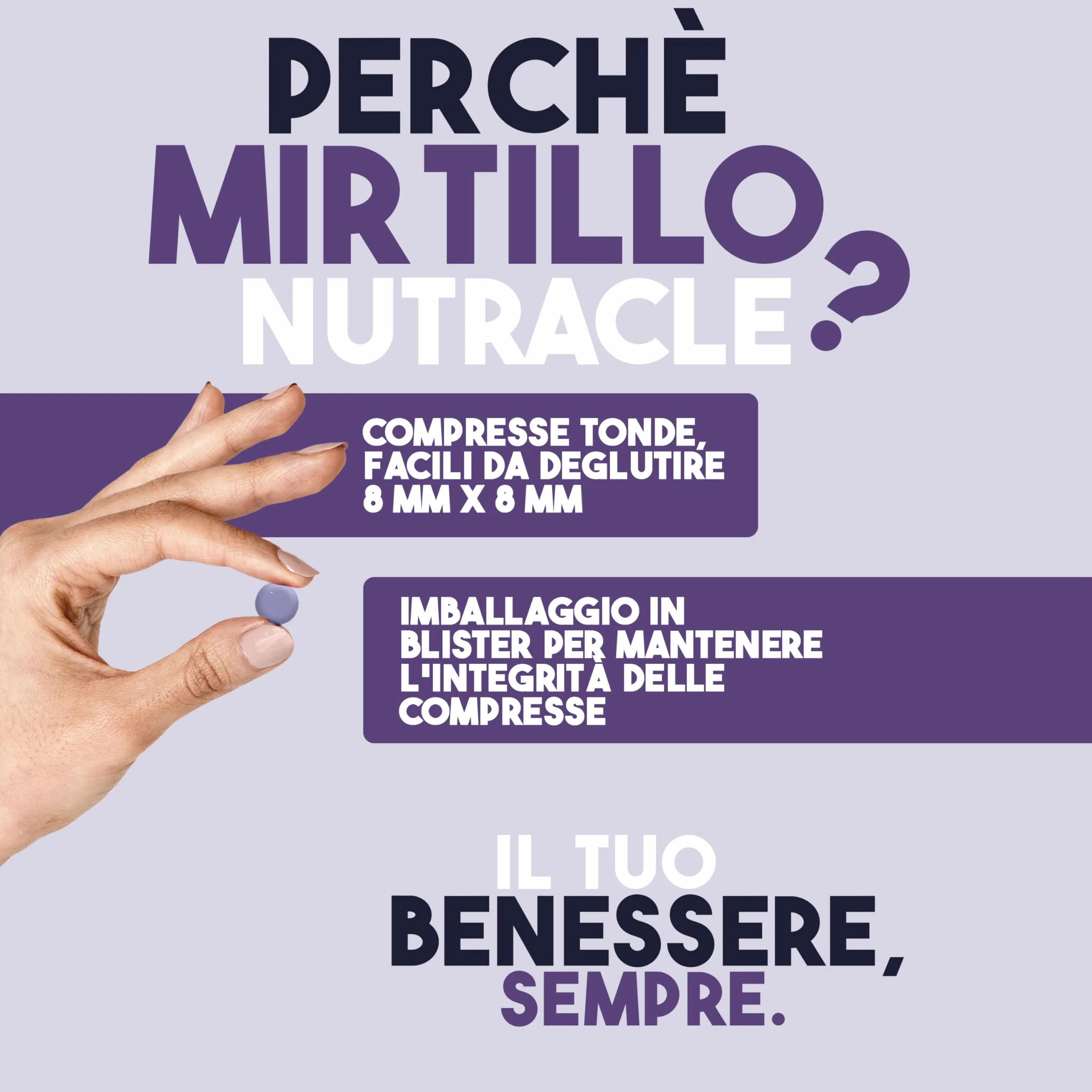 Nutracle Mirtillo Nero 60 compresse 600mg Integratore Microcircolo Gambe Capillari Occhi Vista Drenante Circolazione