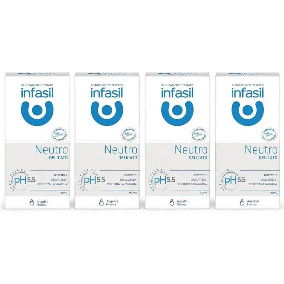 Detergente Intimo Neutro pH 5.5 Confezione da 4 Unità da 200ml