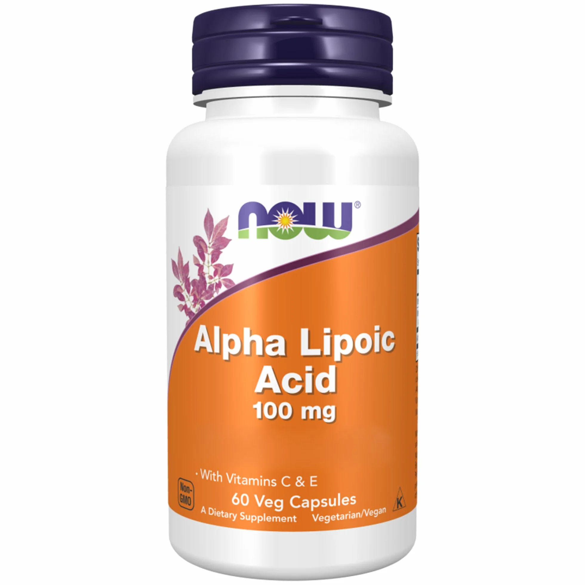 Now Foods Alpha-Lipoic Acid 100 mg con Vitamina C ed E 60 Capsule Vegane