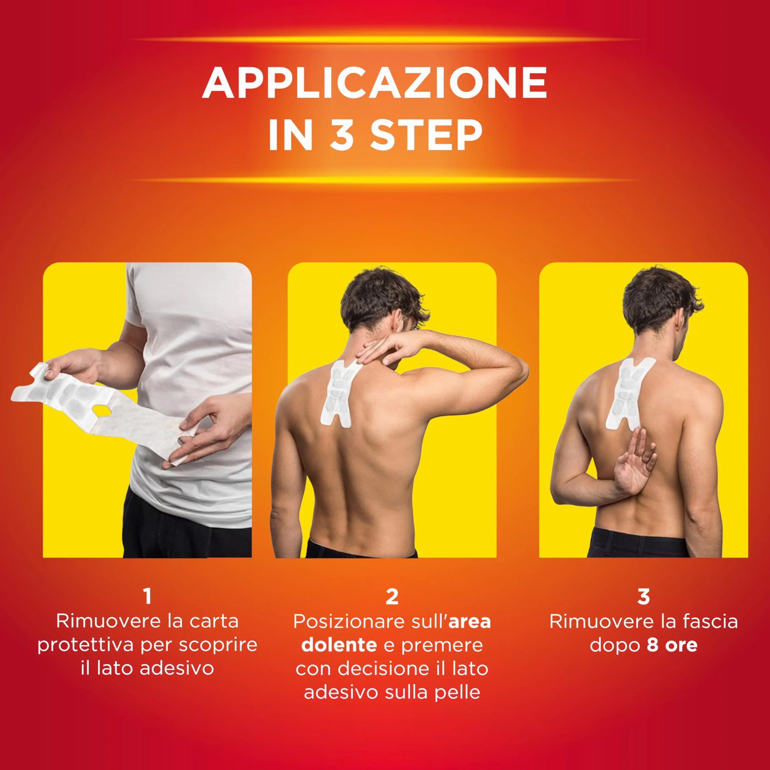ThermaCare Fasce Autoriscaldanti a Calore Terapeutico 8 Ore, 6 Pezzi