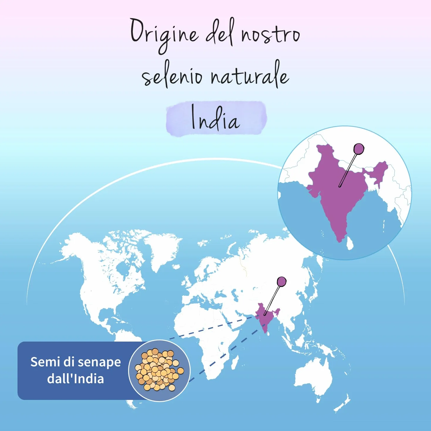 Selenio Integratore | 100 mcg | 100% NATURALE | 180 capsule (6 mesi di fornitura) | Certificato in Laboratorio | Vegan e Senza Additivi Artificiali | Vegavero®