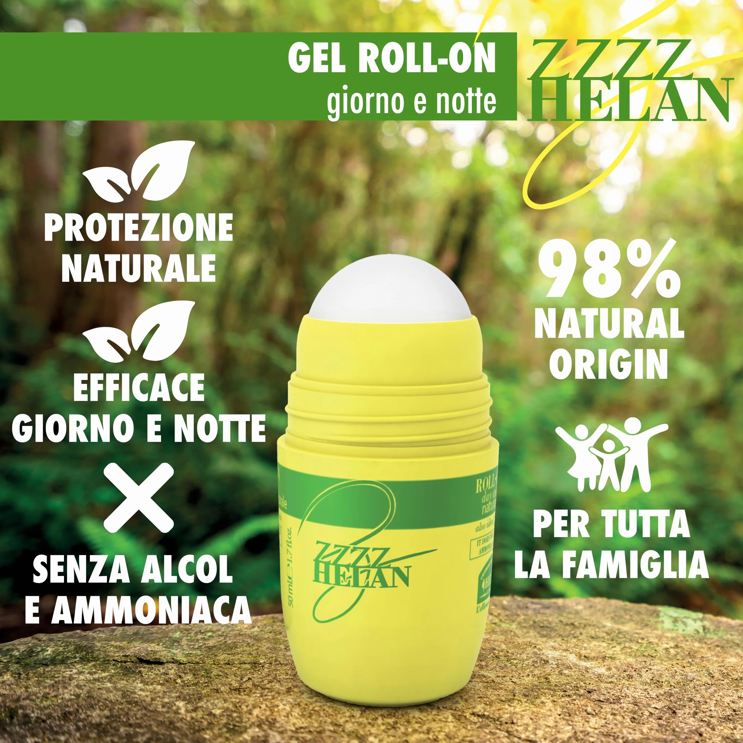 Helan Gel Roll-On Protezione Bambini e Neonati 100 ml - Made in Italy