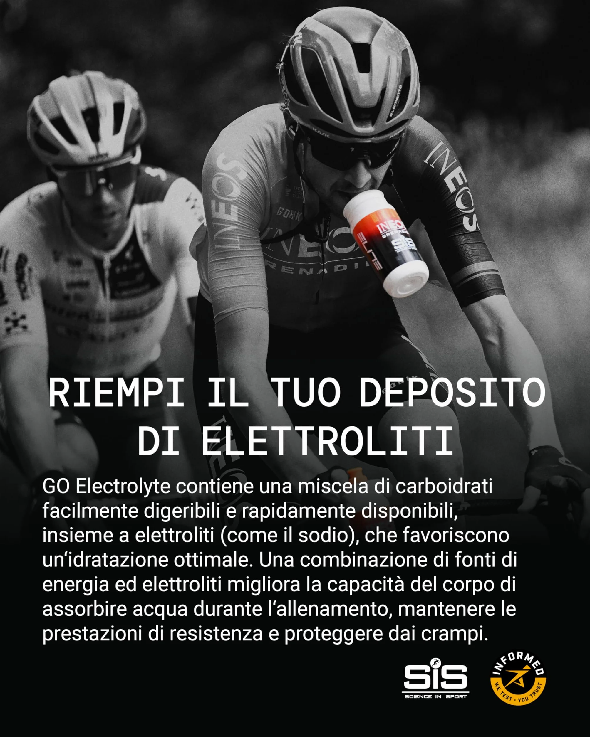 Science in Sport GO Elettroliti in polvere 500g Limone e lime - Bevanda sportiva vegana isotonica