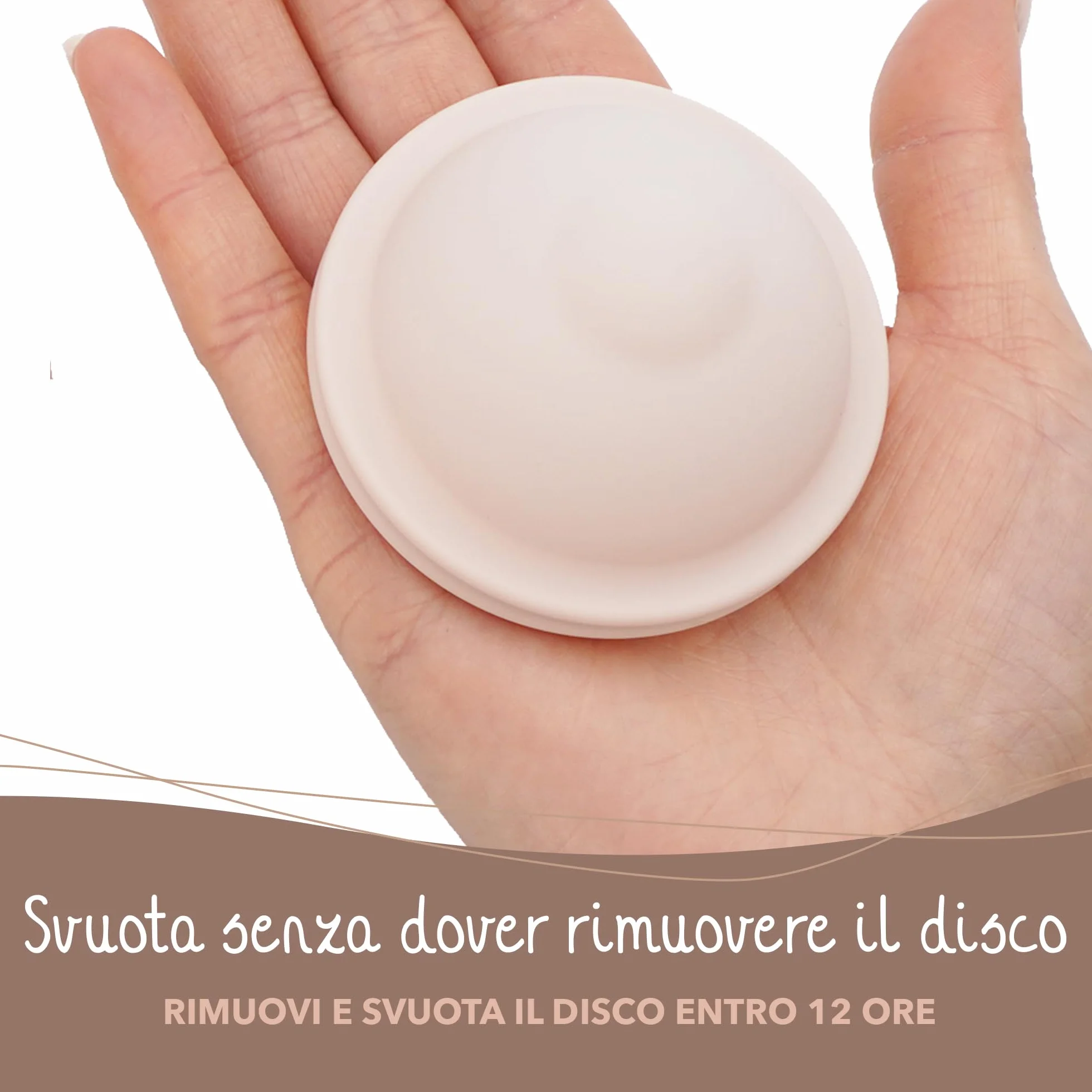 Bamboozy Disco Menstruale con Custodia in Silicone (M) - Disco Menstruale Sostenibile e Riutilizzabile in 100% Silicone Medicale - Senza BPA - Protegge fino a 12 ore - per Sport e Nuoto