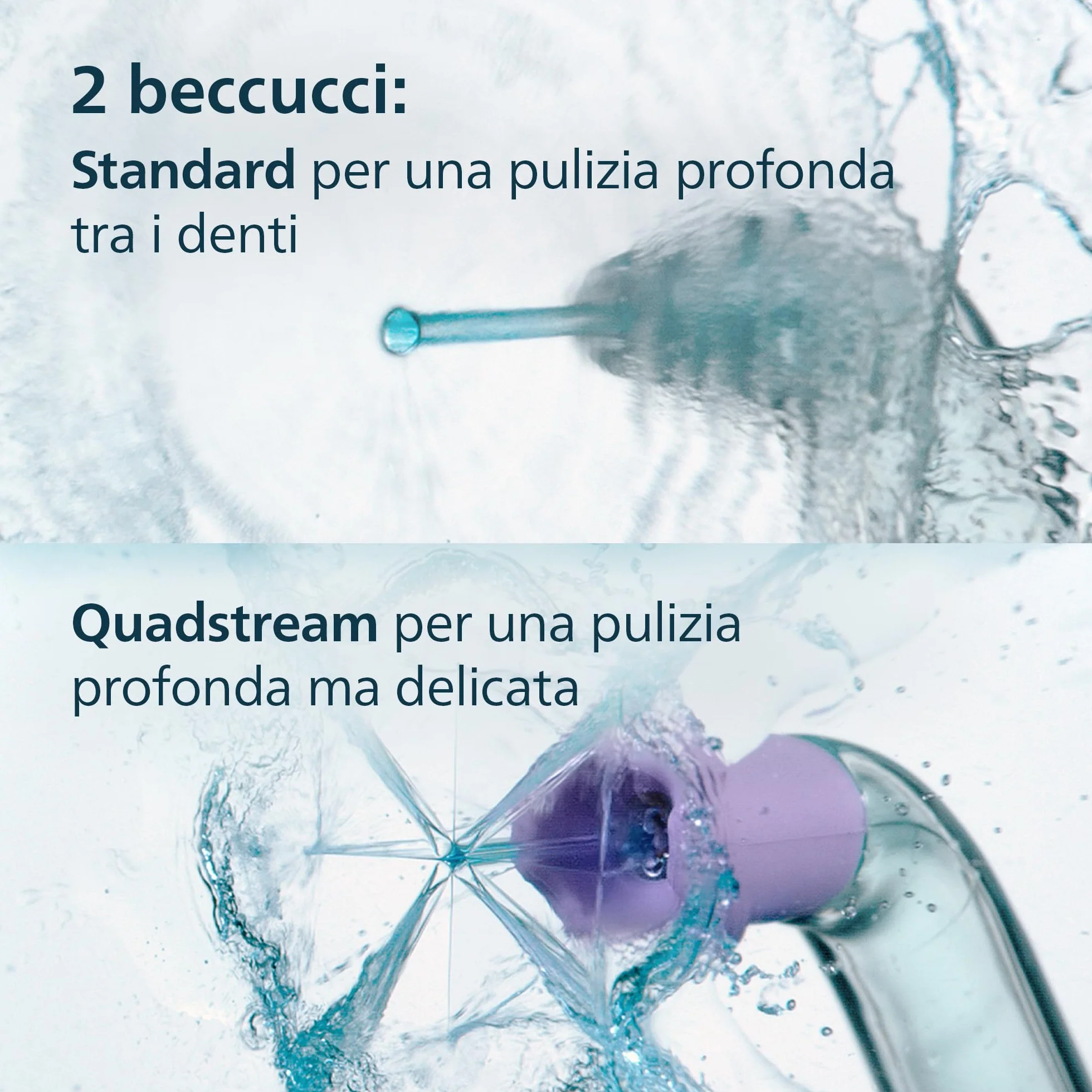 Philips Sonicare Irrigatore Orale Power Flosser 3000 cordless - Per denti e gengive - Nero modello HX3826/33, Sonicare 3000, Nero