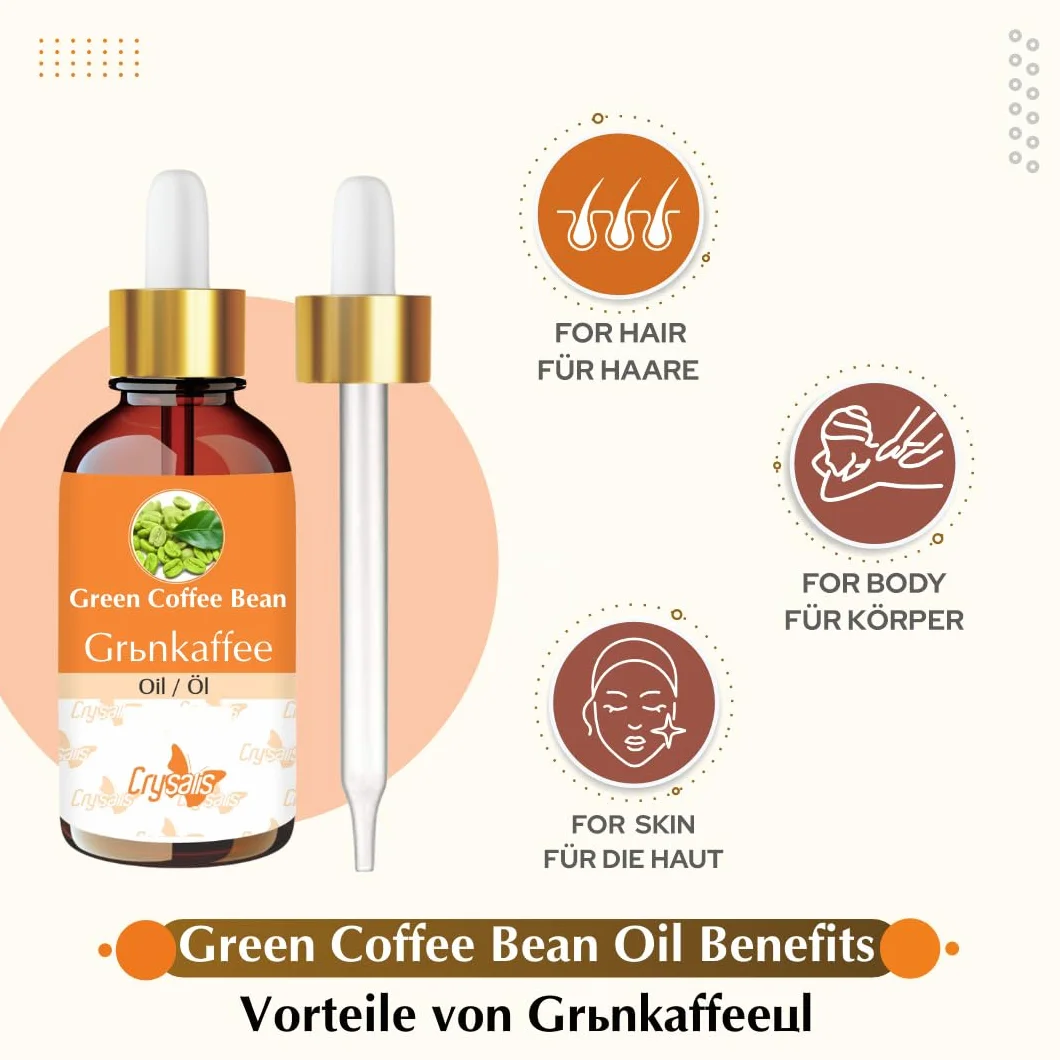Olio di chicchi di caffè verde Crysalis Coffea Arabica 30 ml