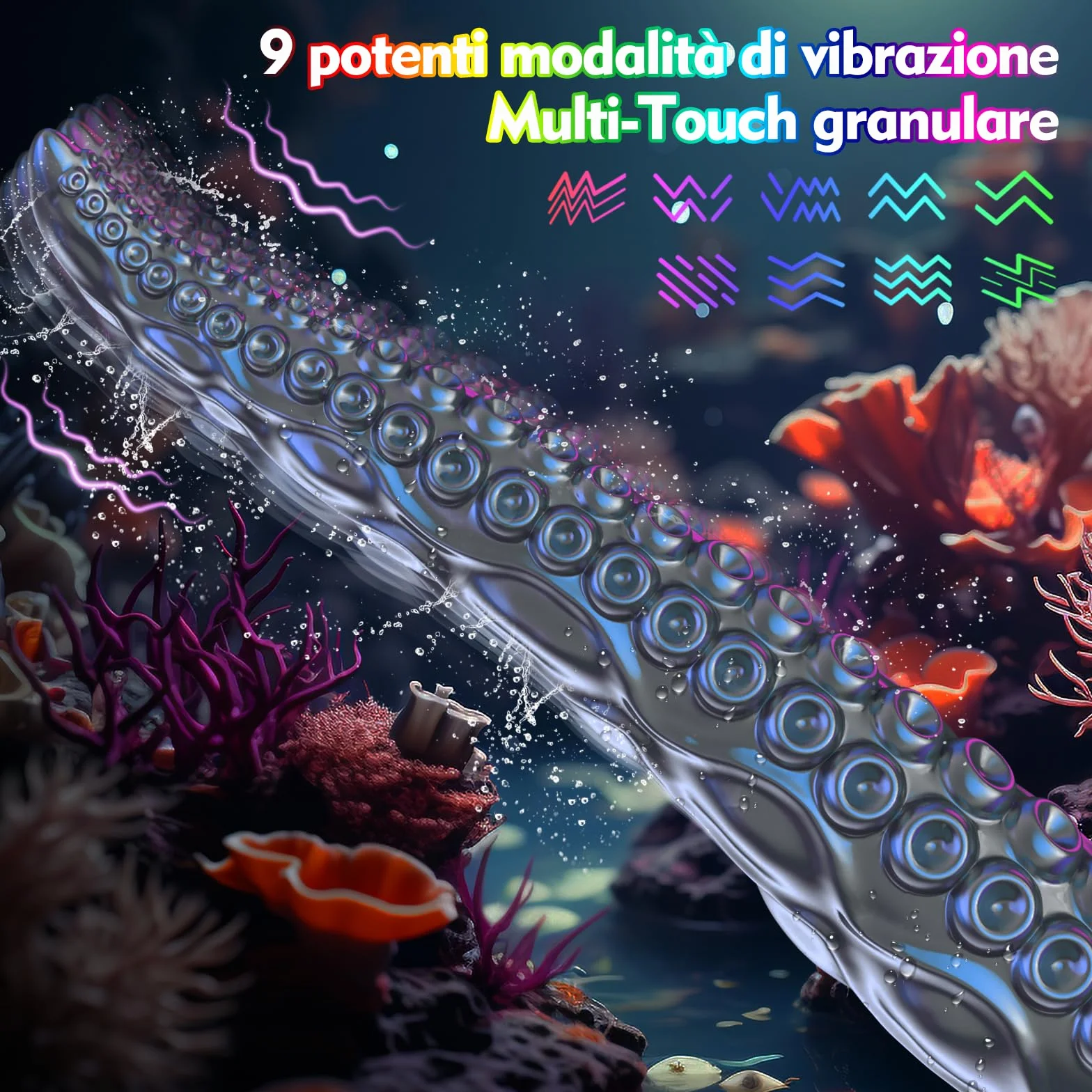 Sex Toys Vibratoreper Donna Dildo Vibratore - Vibratoreper Donna Punto G Squirting con 9 Vibrazioni &Display a LED,Vibratore per Donna per Stimolatore Anale & Punto G,Dildo Plug Anale da Uomo Prostata