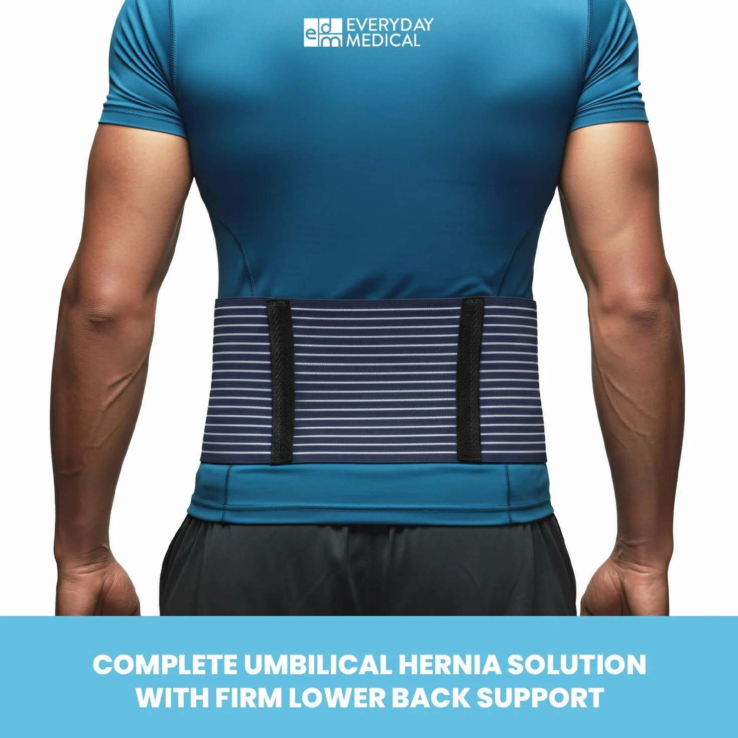 Everyday Medical Cintura Ernia Ombelicale Ernia Addominale per Ombelico Supporto I Ernia Dell'ombelico per Donne e Uomini I Cinto per Ernia Aiuta ad Alleviare il Dolore I Umbilical Hernia Belt